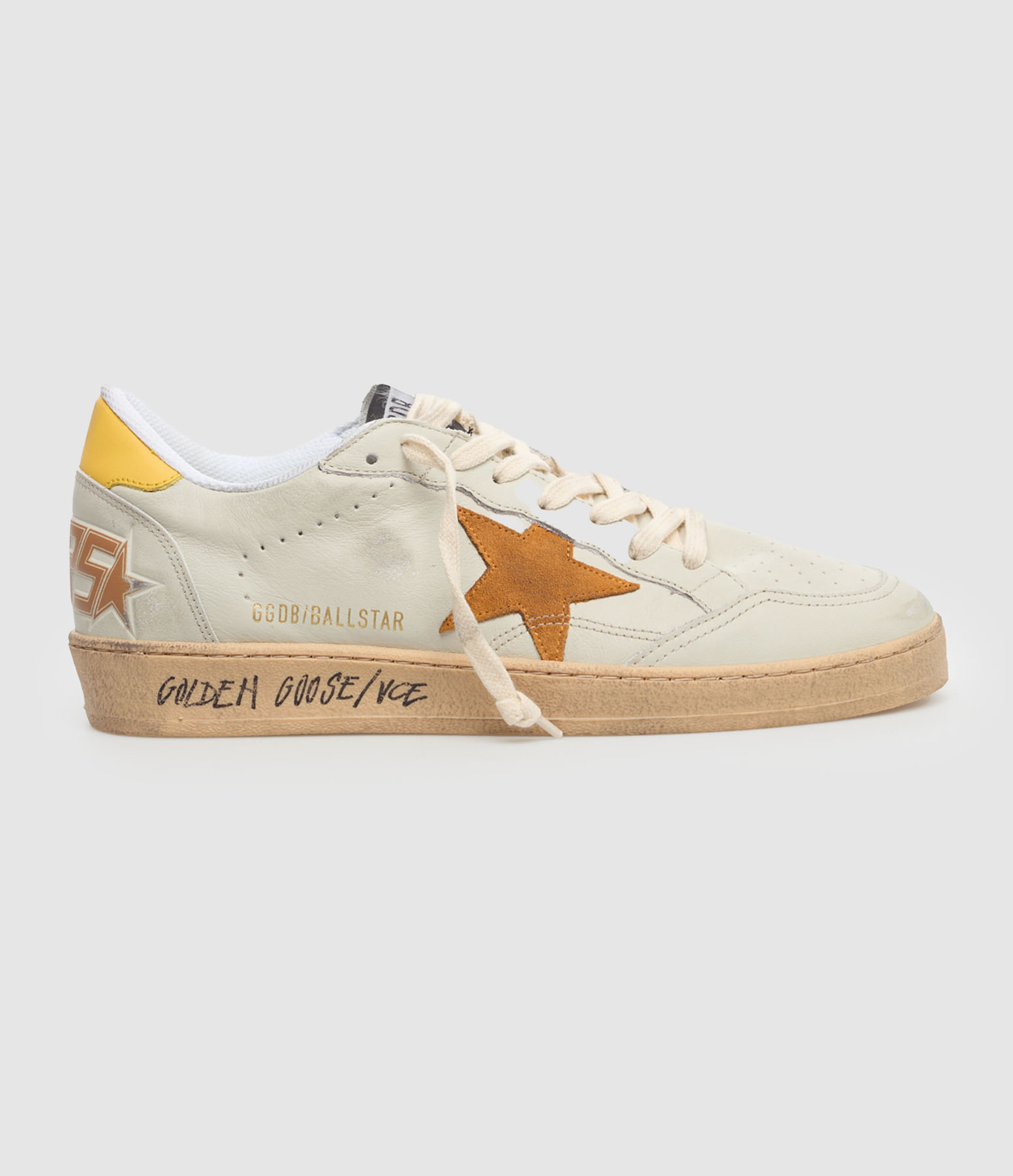 Baskets Homme Ballstar Cuir Gris