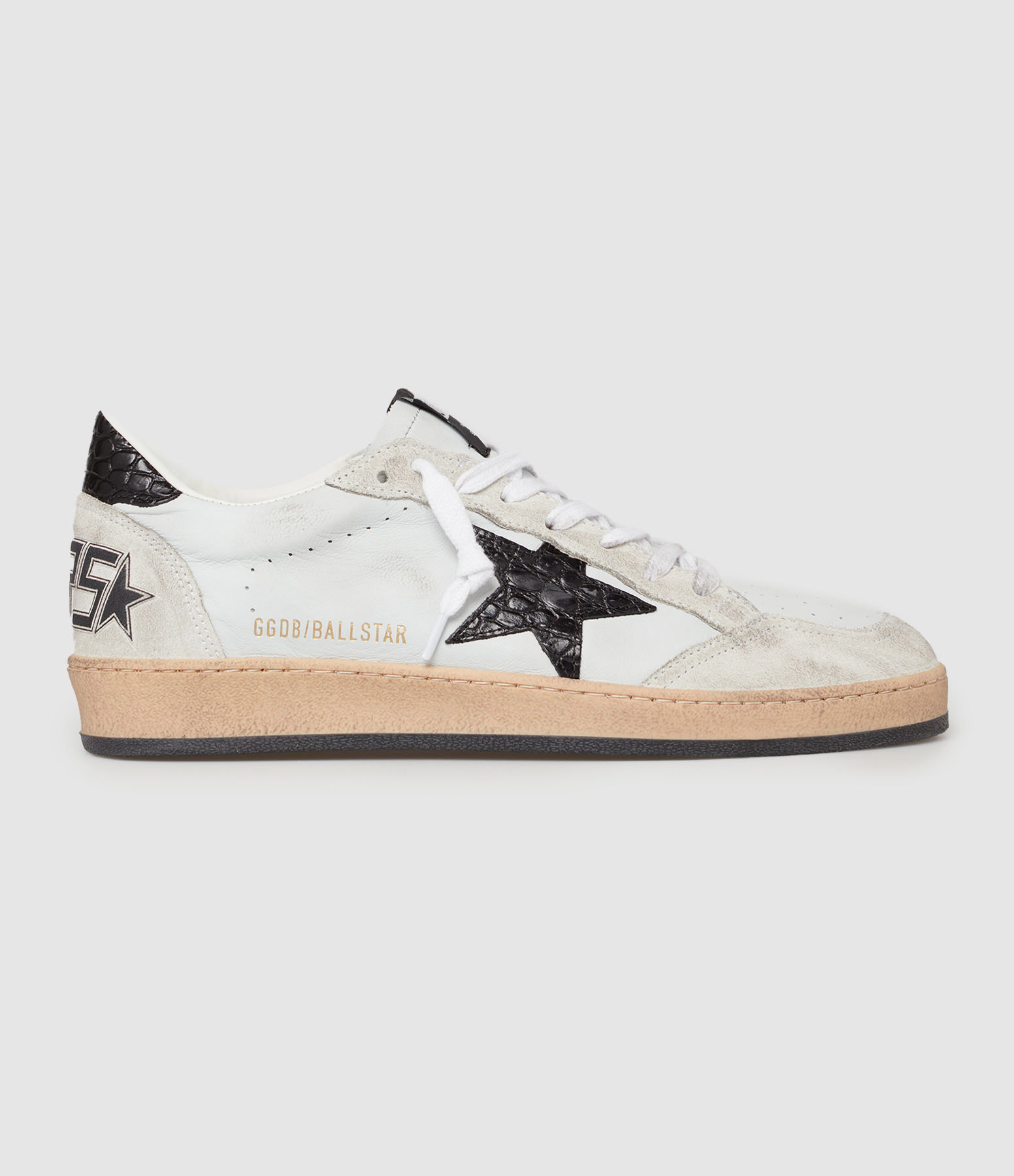 Baskets Homme Ballstar Cuir Gris