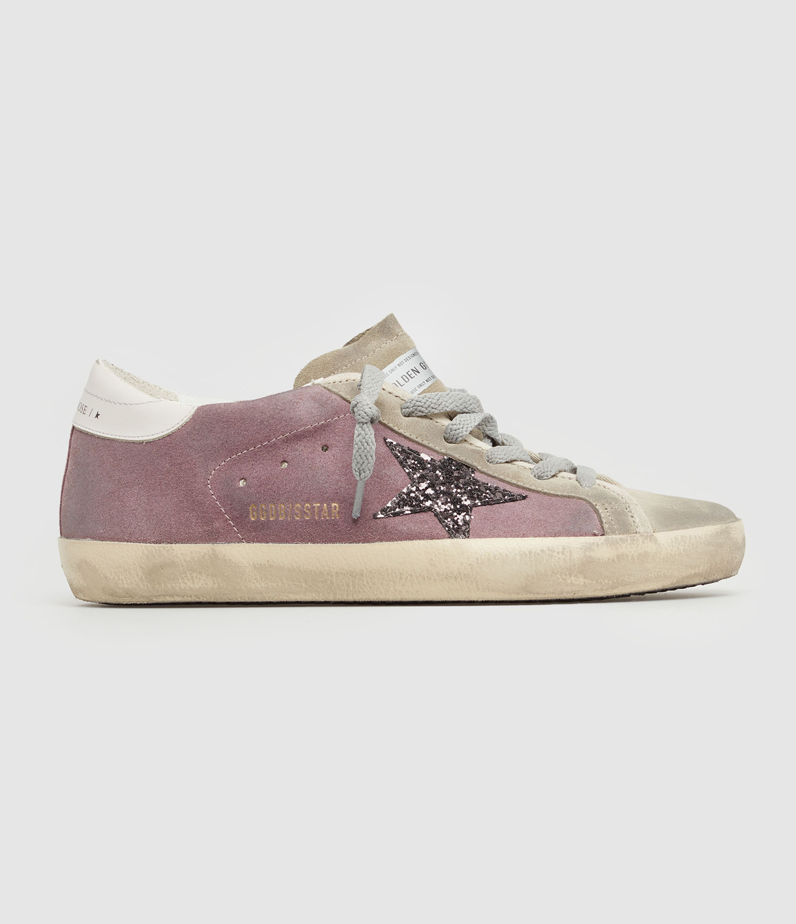 Baskets Super-Star Cuir Violet