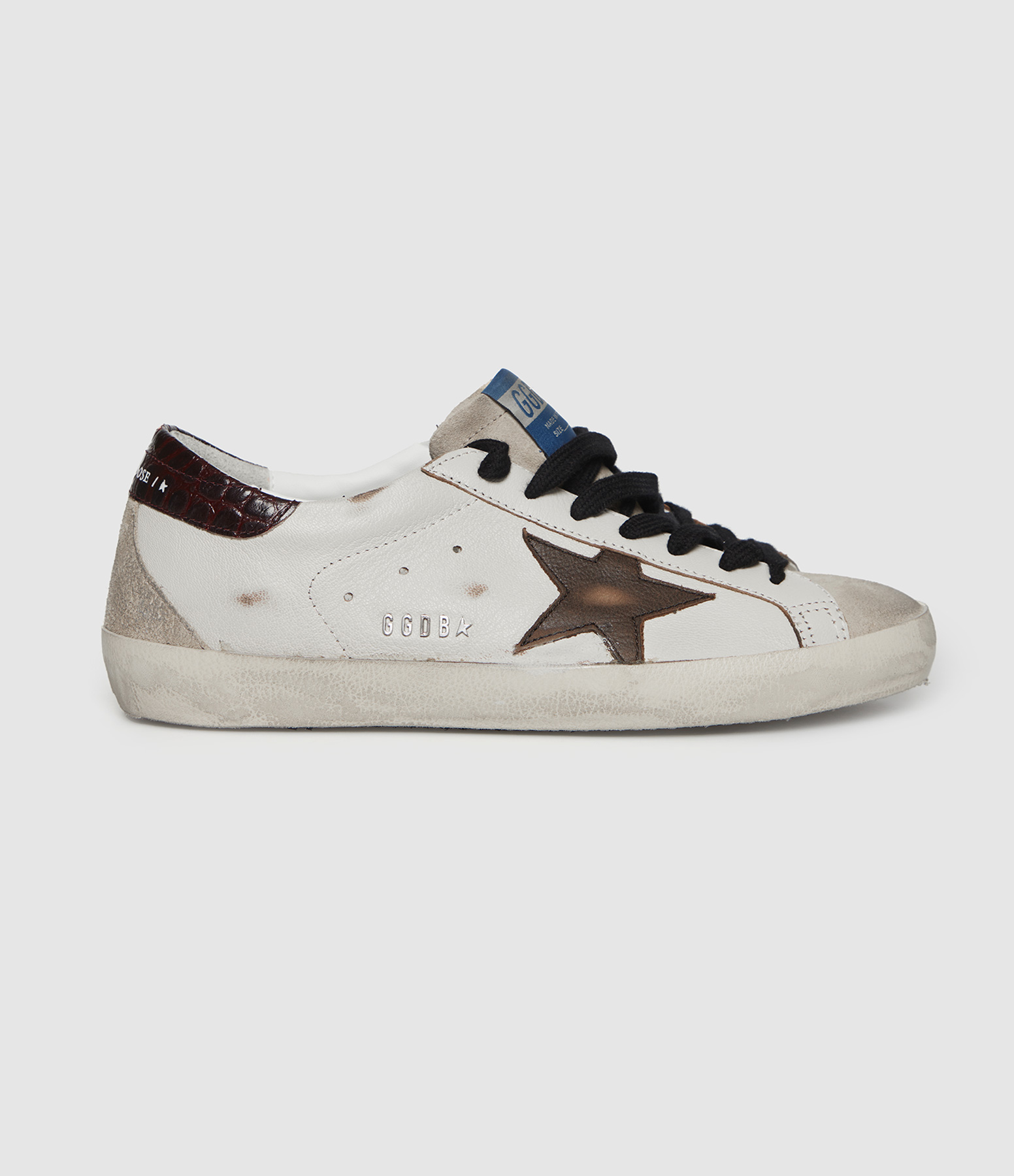 Baskets Homme Super-Star White Beige Brown
