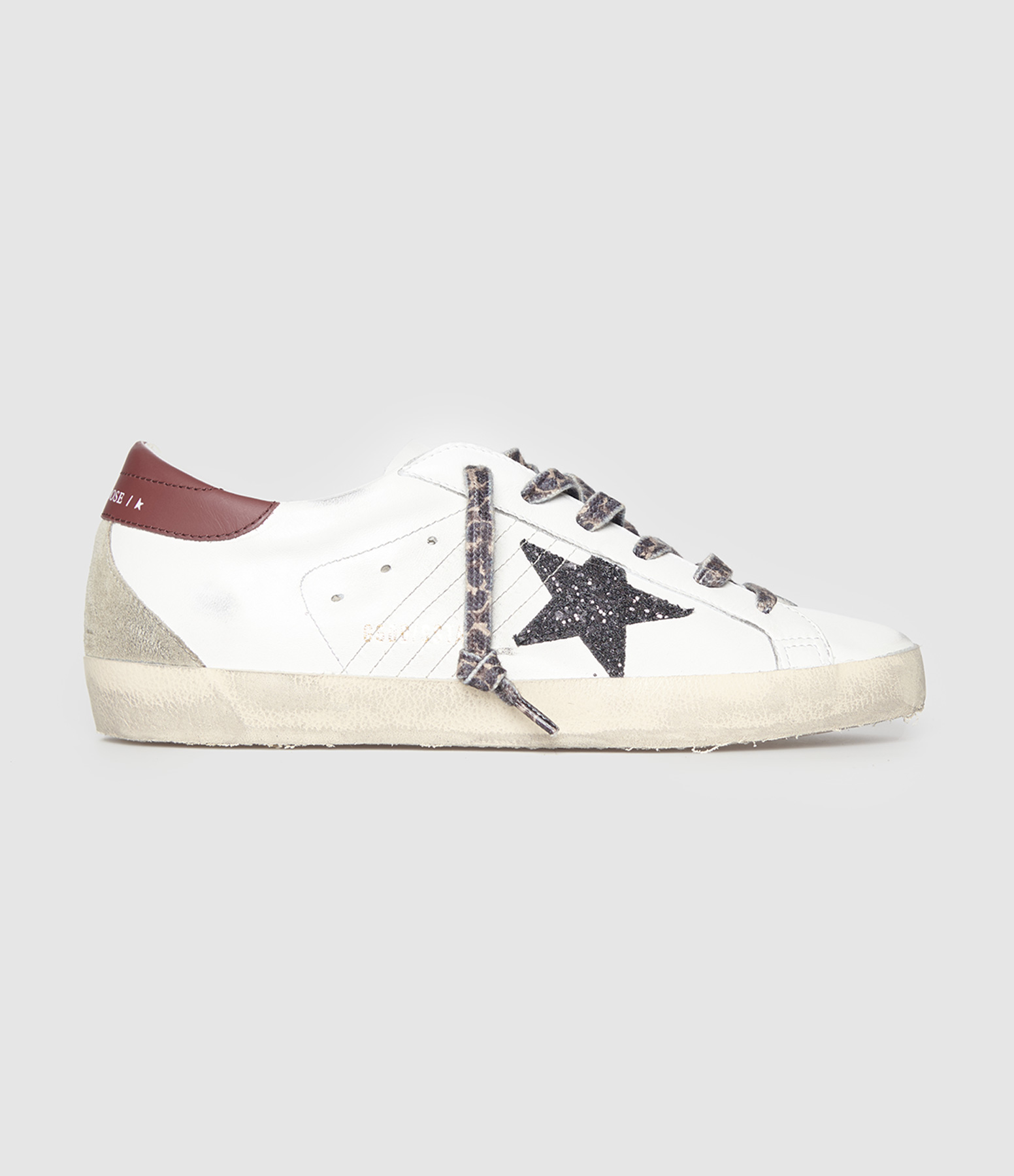 Baskets Super Star Blanc/Antracite/Rouge