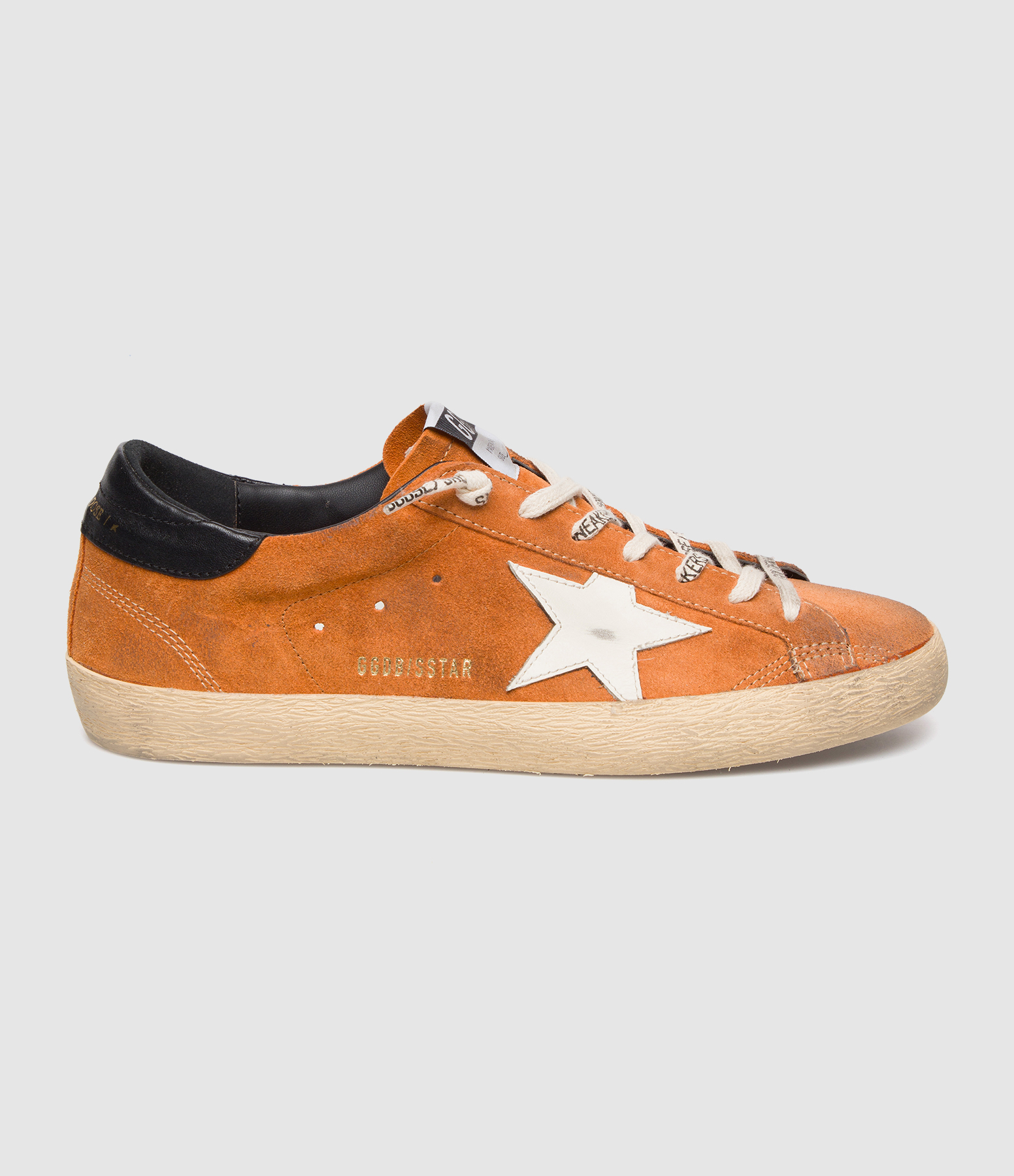 Baskets Homme Super-Star Suede Light Brown Cream Black