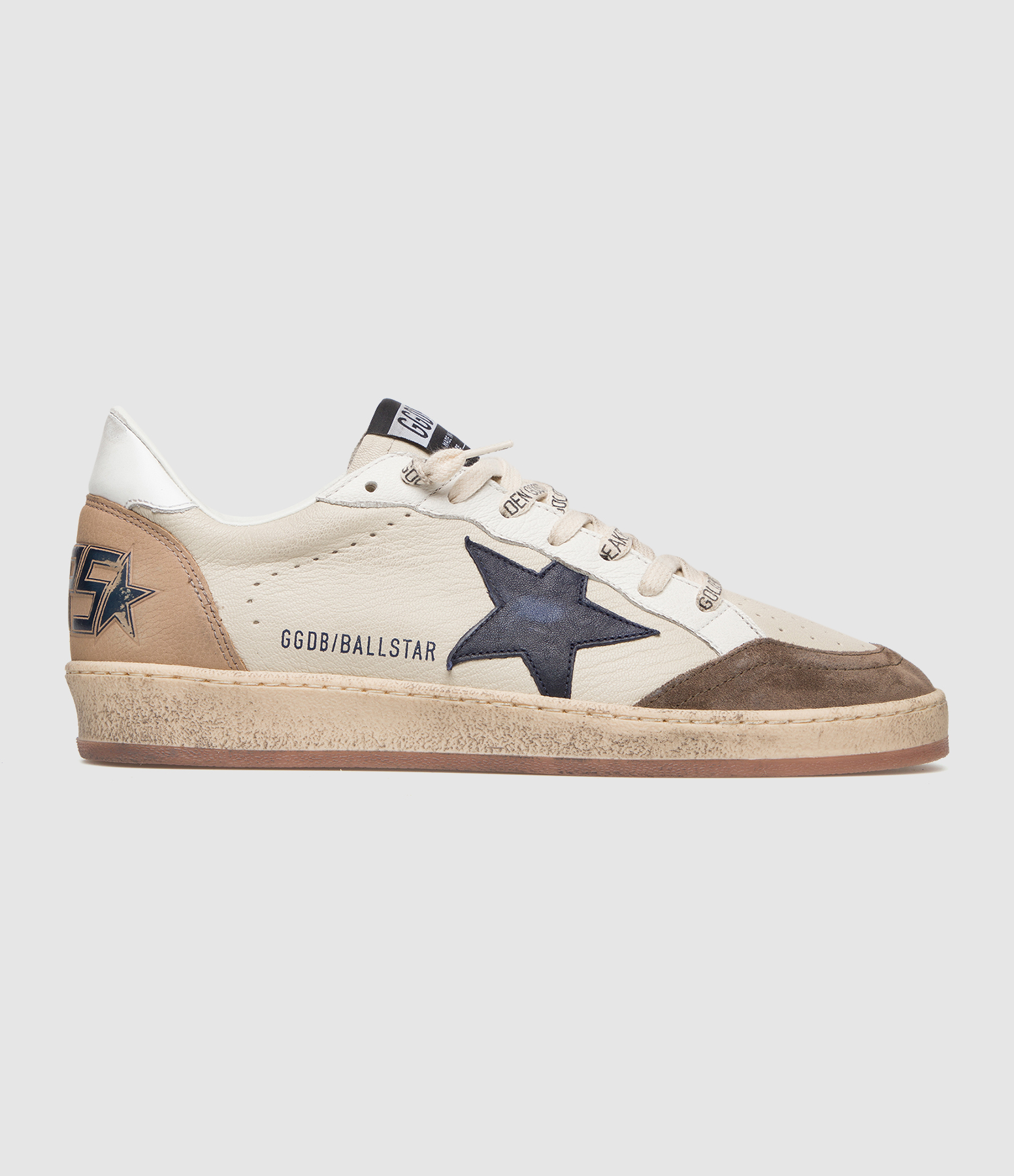 Baskets Homme Ball Star Cream White Light Grey Marble Blue