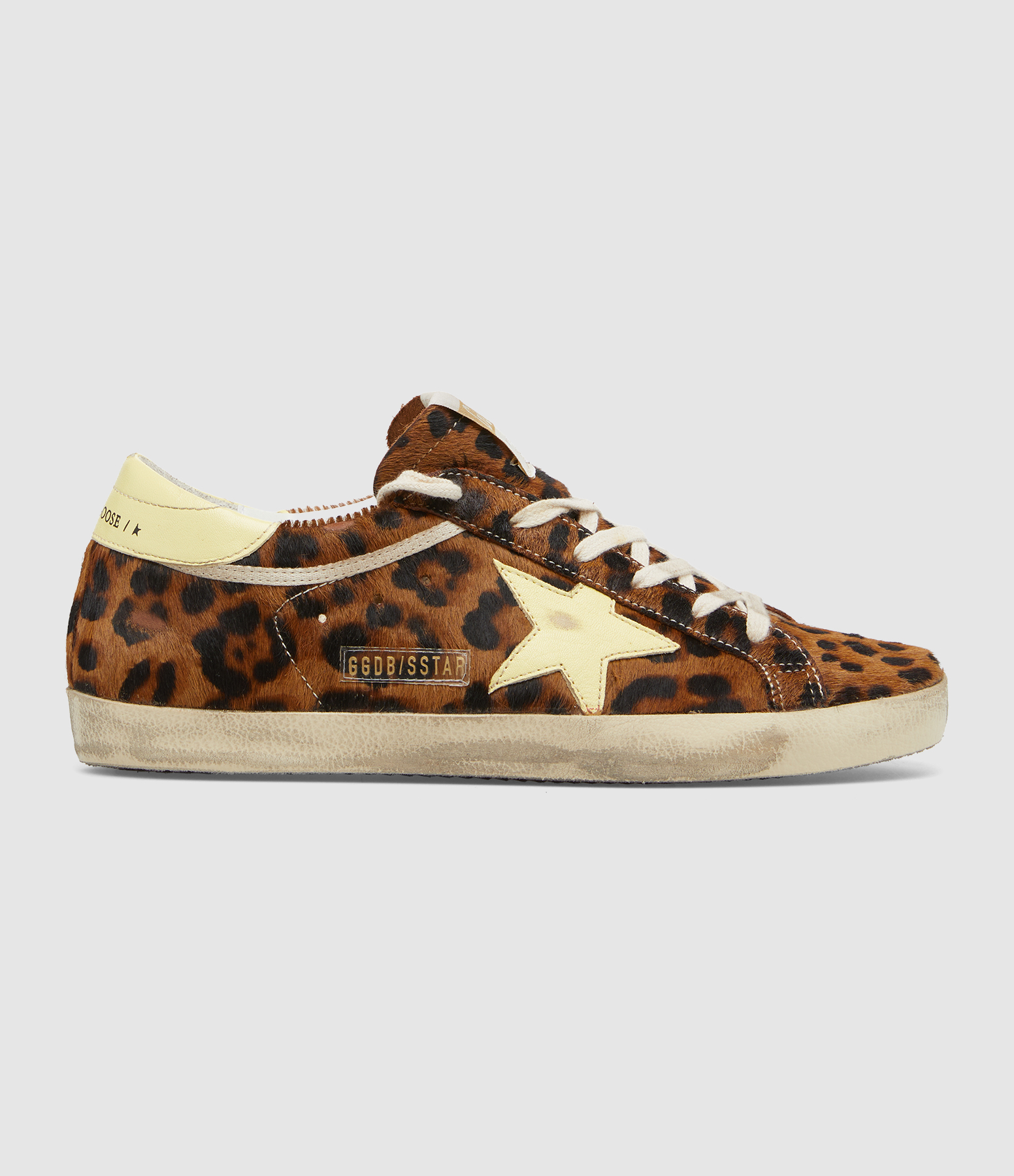 Baskets Super-Star Leopard Pale Yellow
