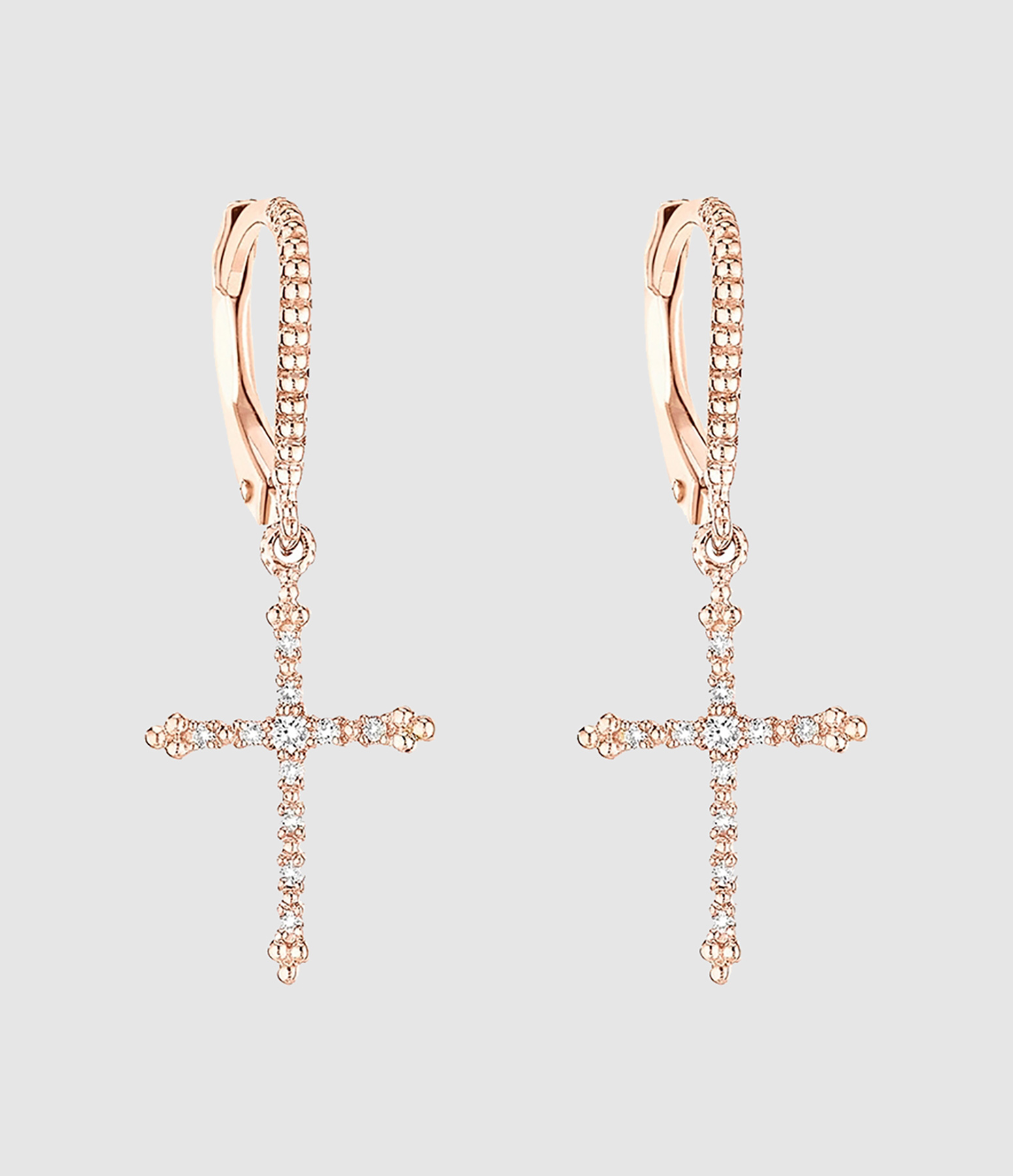 Boucles d'oreilles Dormeuses Grace Or Diamants