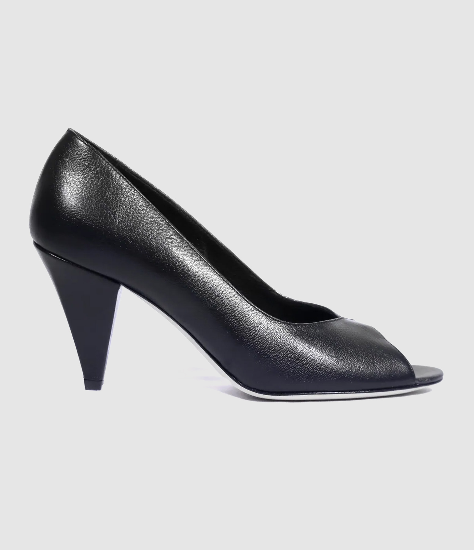 Escarpins Grace Bicolore Noir Anthracite