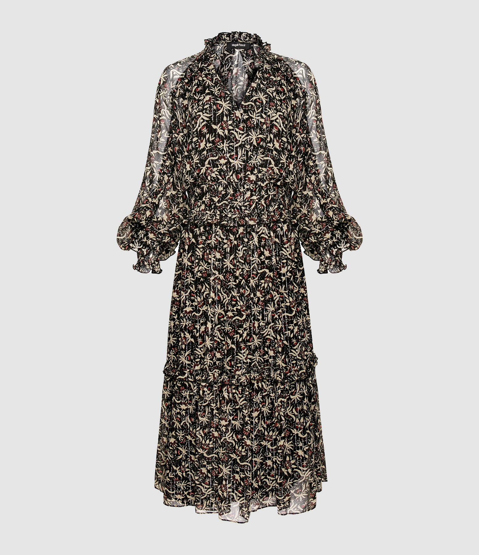 Robe Greta Maxi Soie Imprimé Opéra