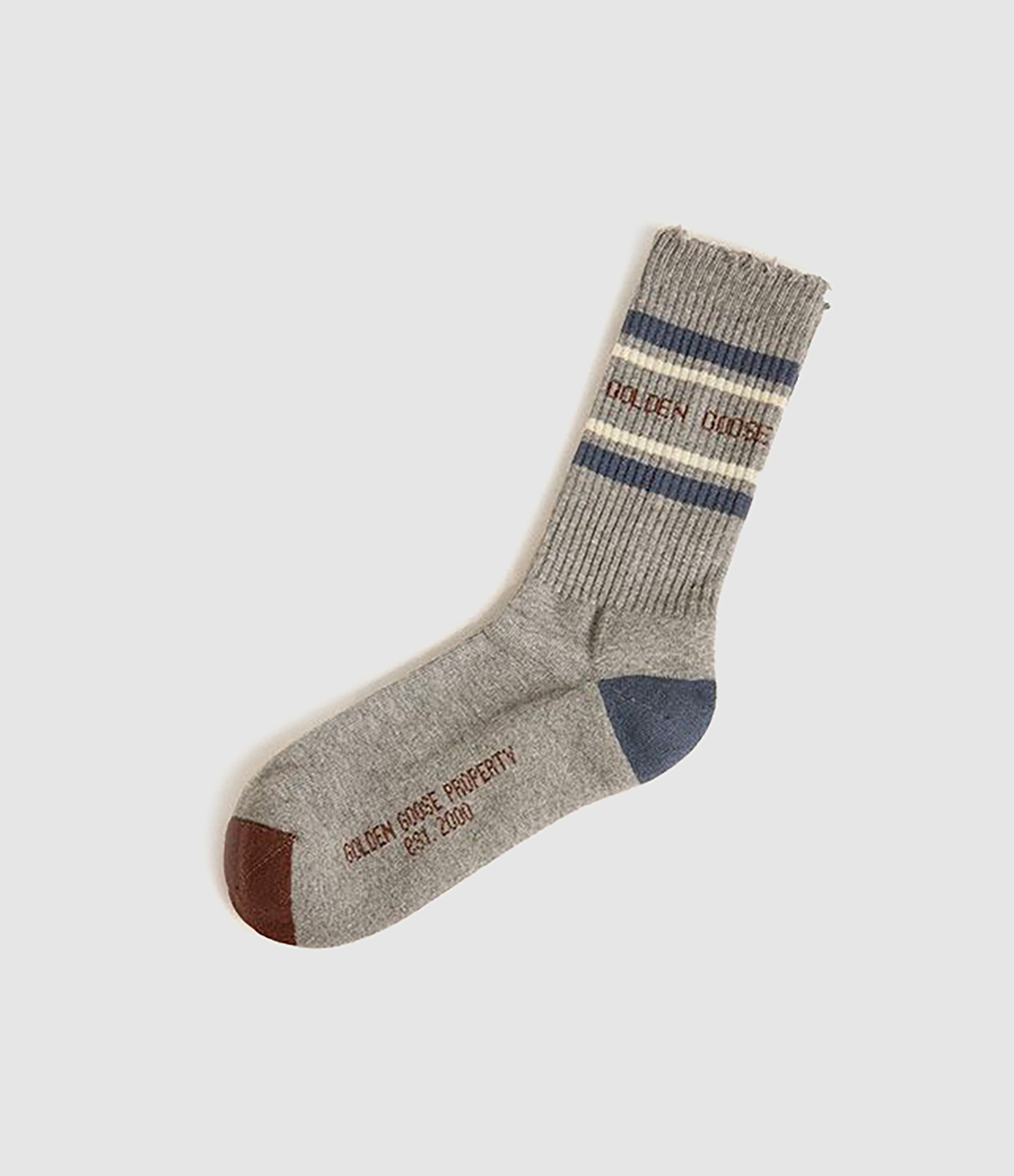 Chaussettes China Blue Off White Coffe Bean