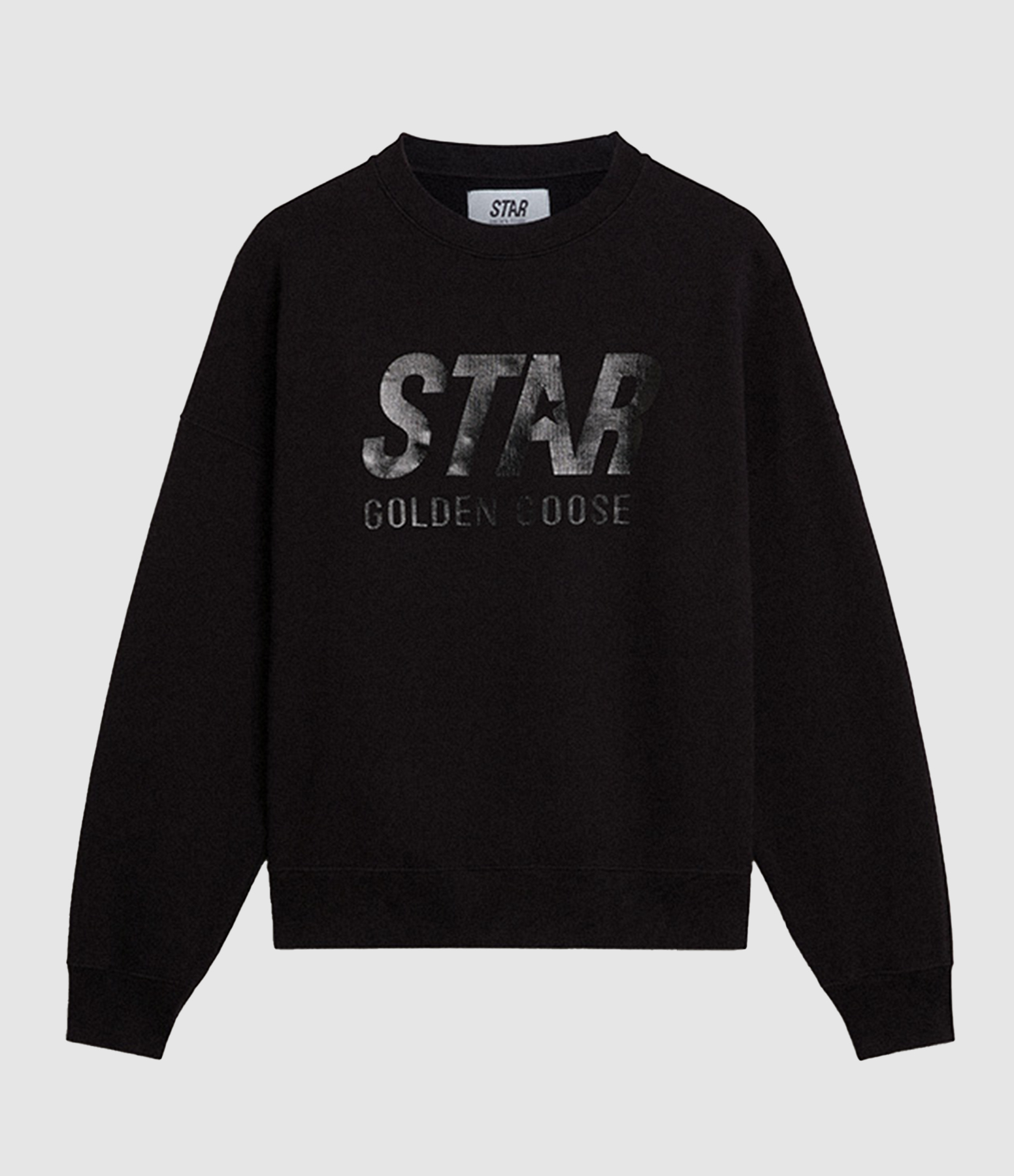 Sweatshirt Star Unisex Print Black