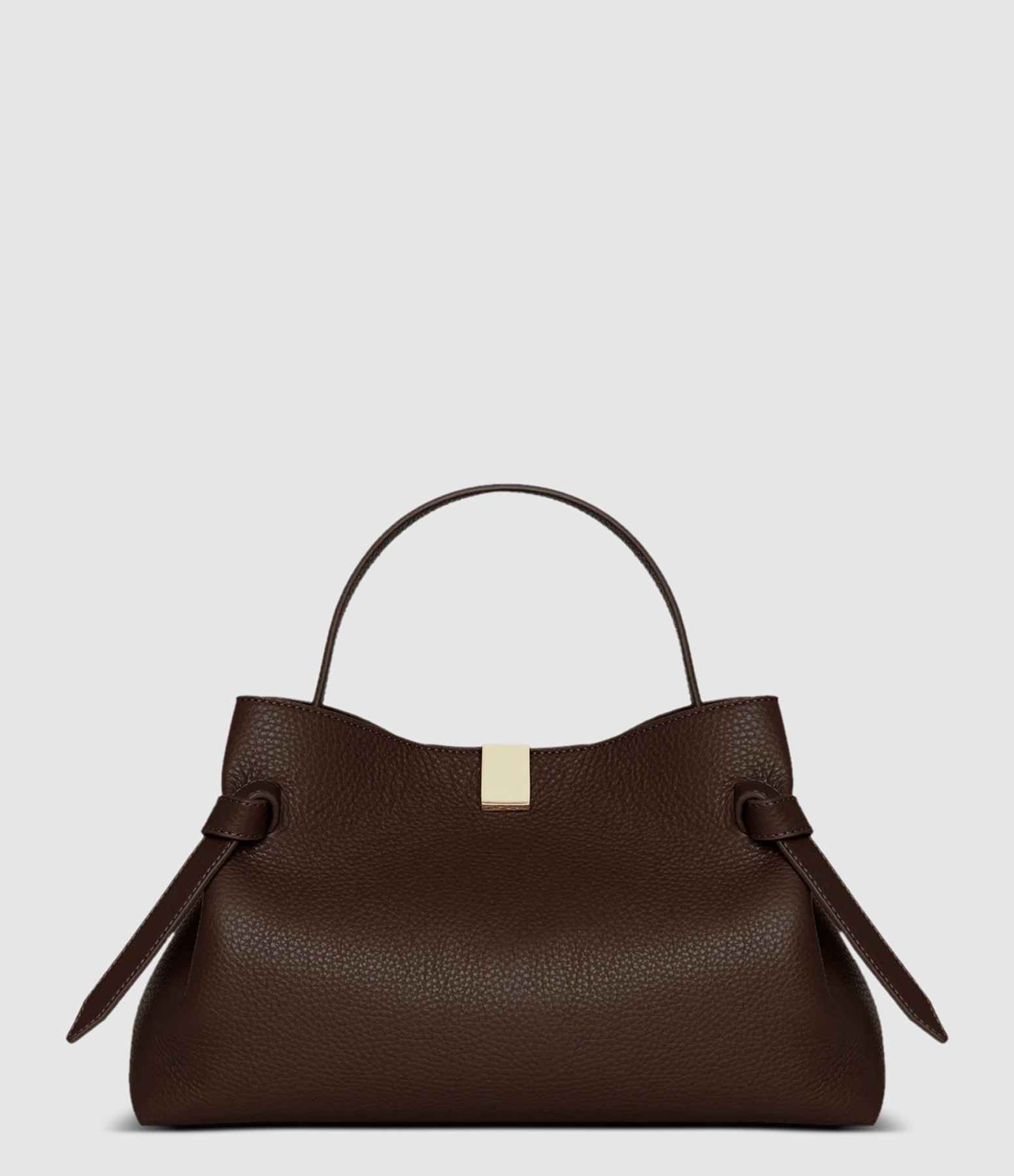 Sac Gyoza Cuir Grainé Espresso