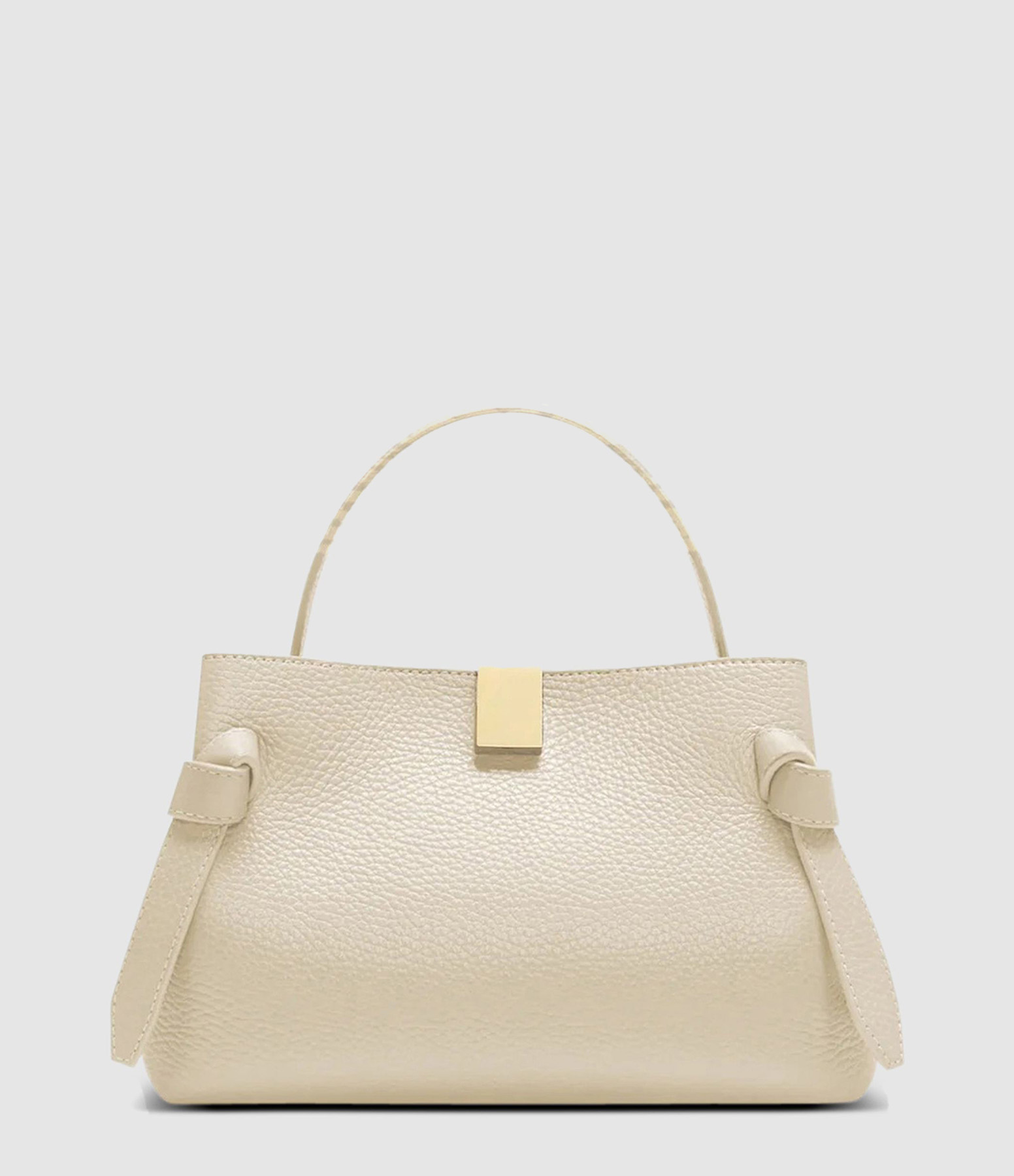 Sac Gyoza Mini Cuir Grainé Angora