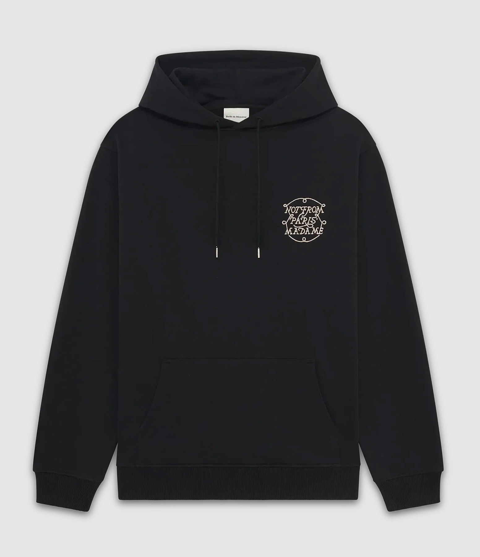 Sweatshirt Homme Slogan Tresses Black