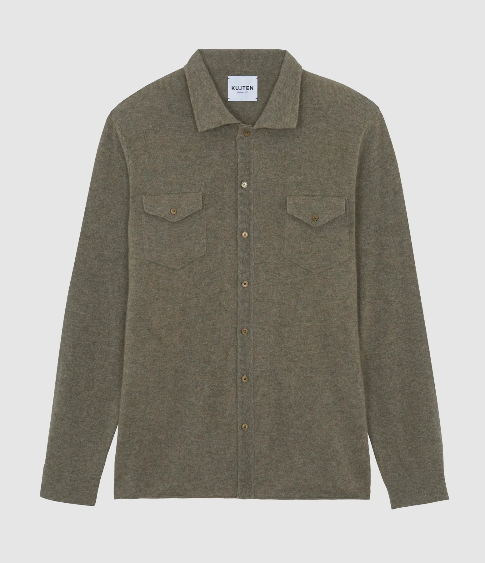 Chemise Cachemire Homme Julius Kaki Chine