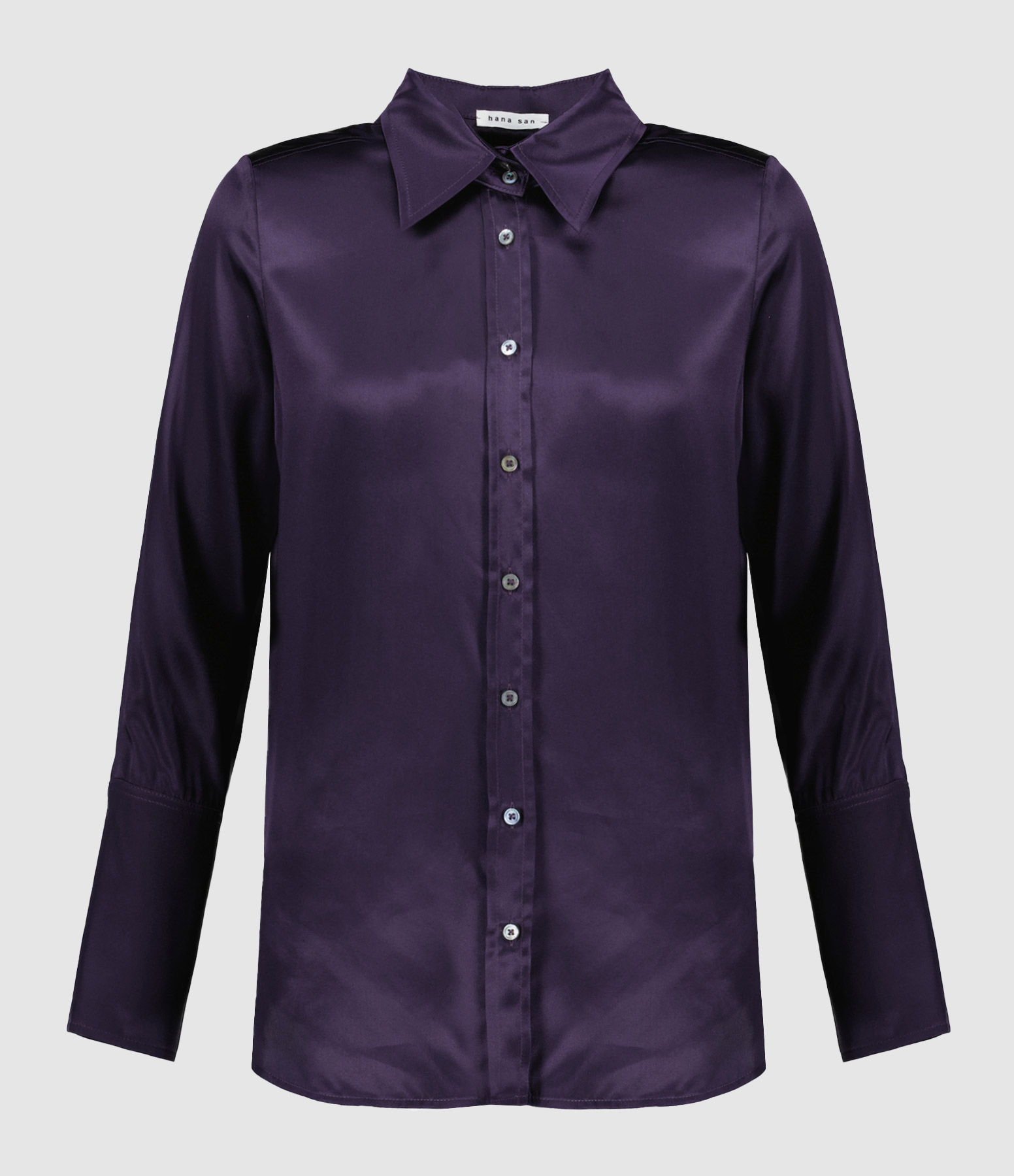 Chemise Nisha Soie Prune
