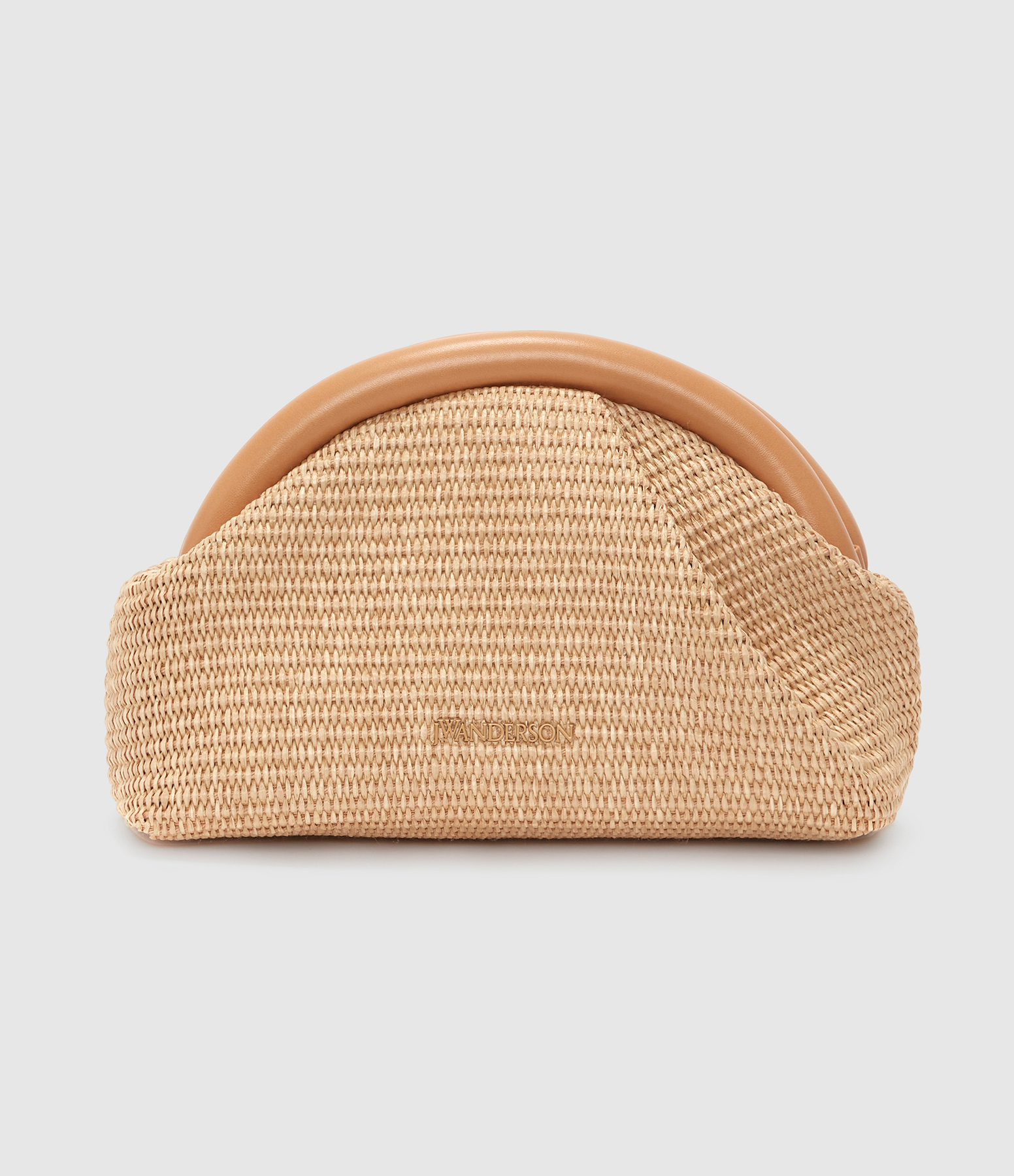 Pochette The Bumper-Clutch Raphia Natural