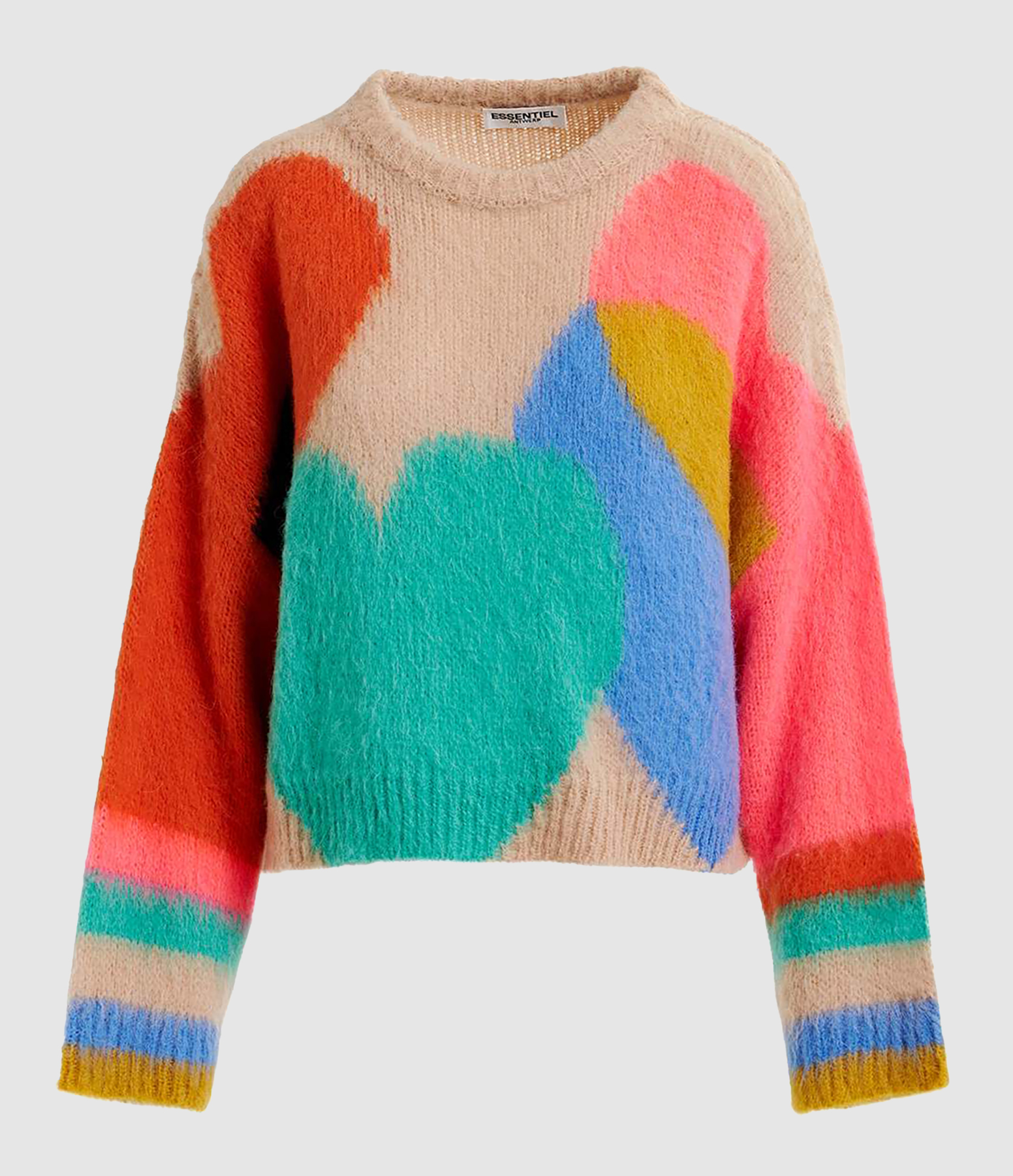 Pull Hislove Cœur Multicolore