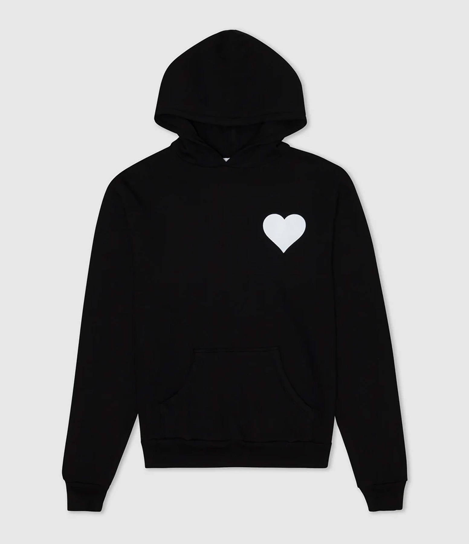 Sweatshirt Hoodie Heart Black
