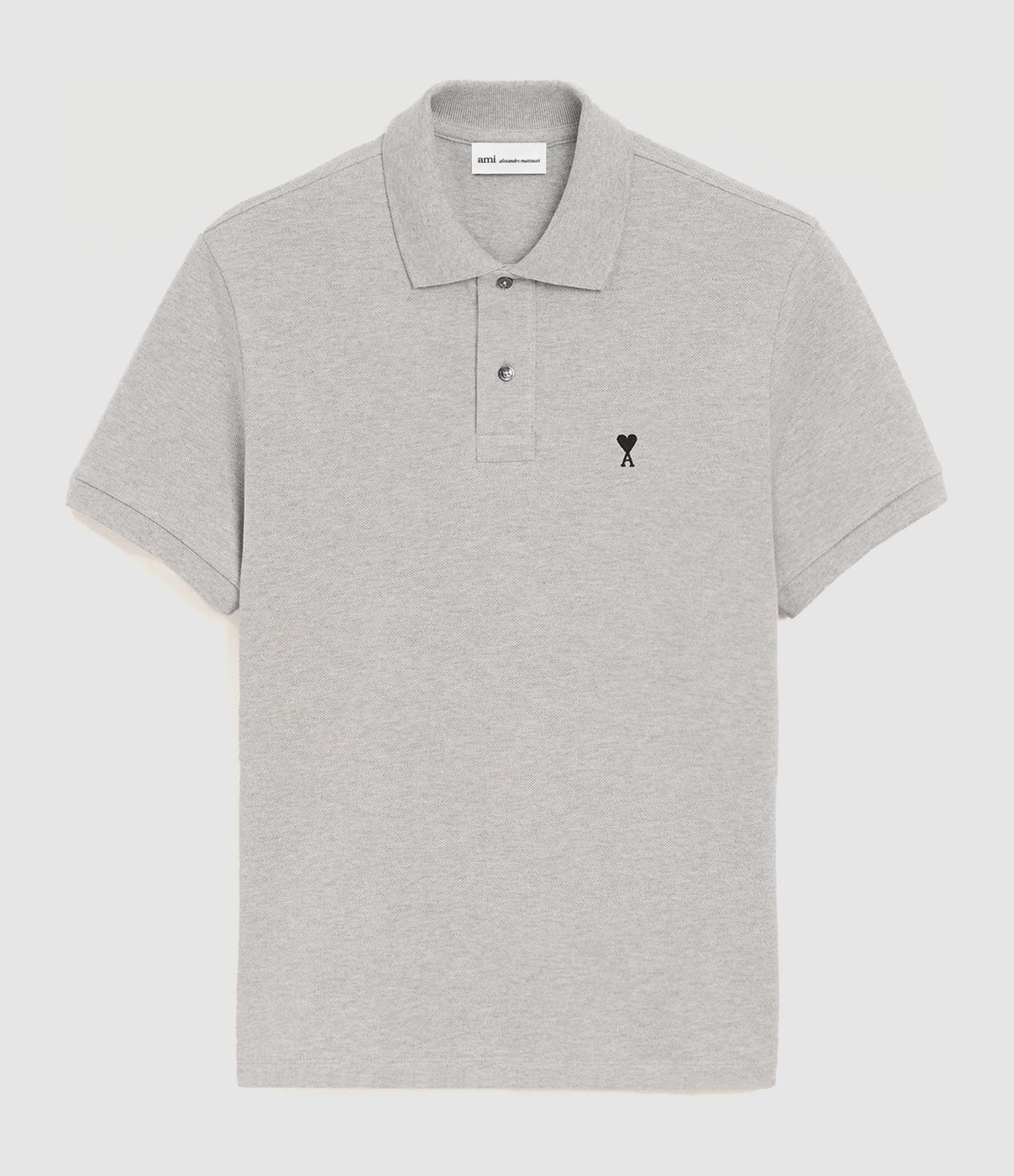 Polo Contrasted Ami De Coeur Gris Cendre Chine