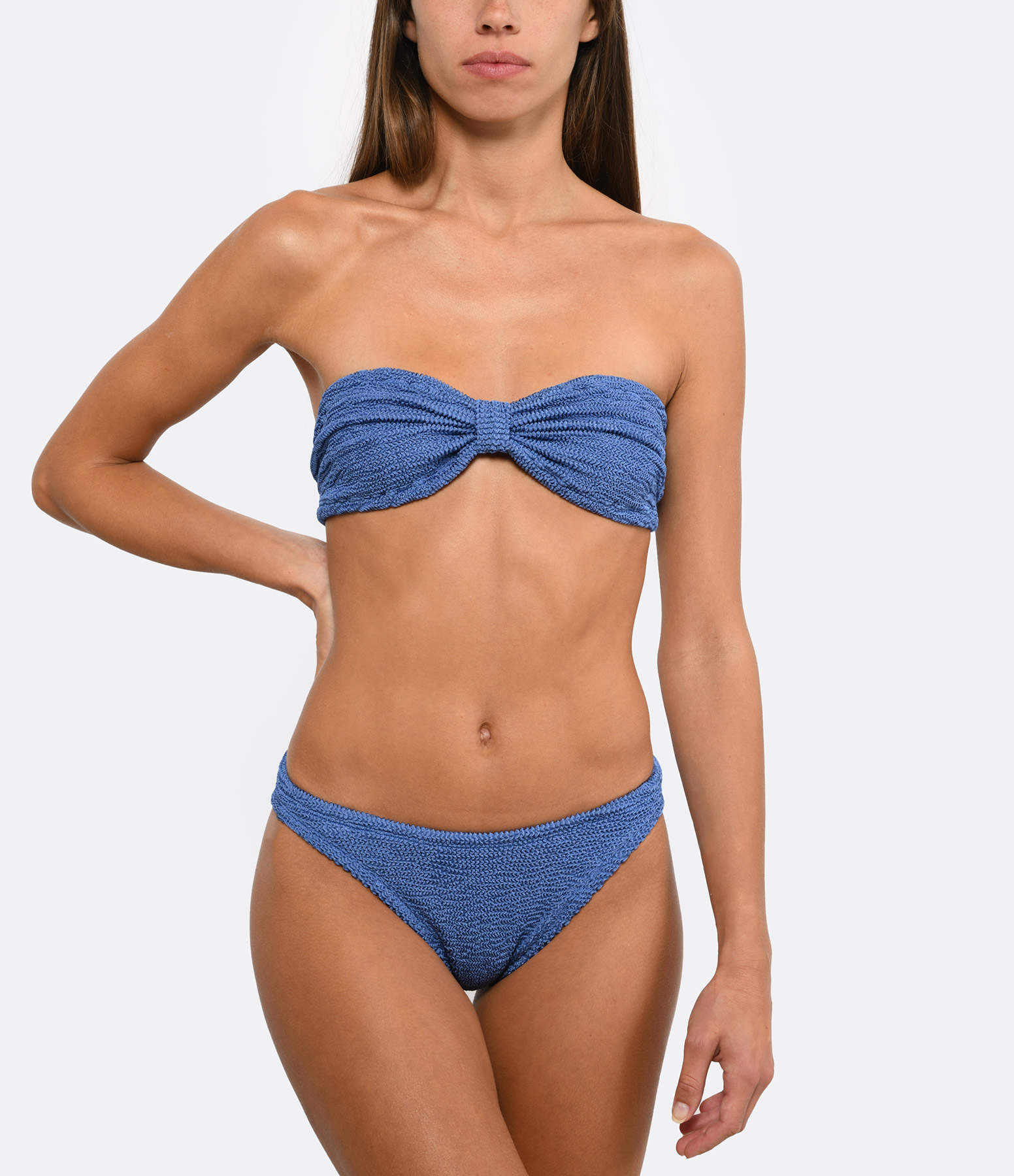 Bikini Jean Métallique Bleu