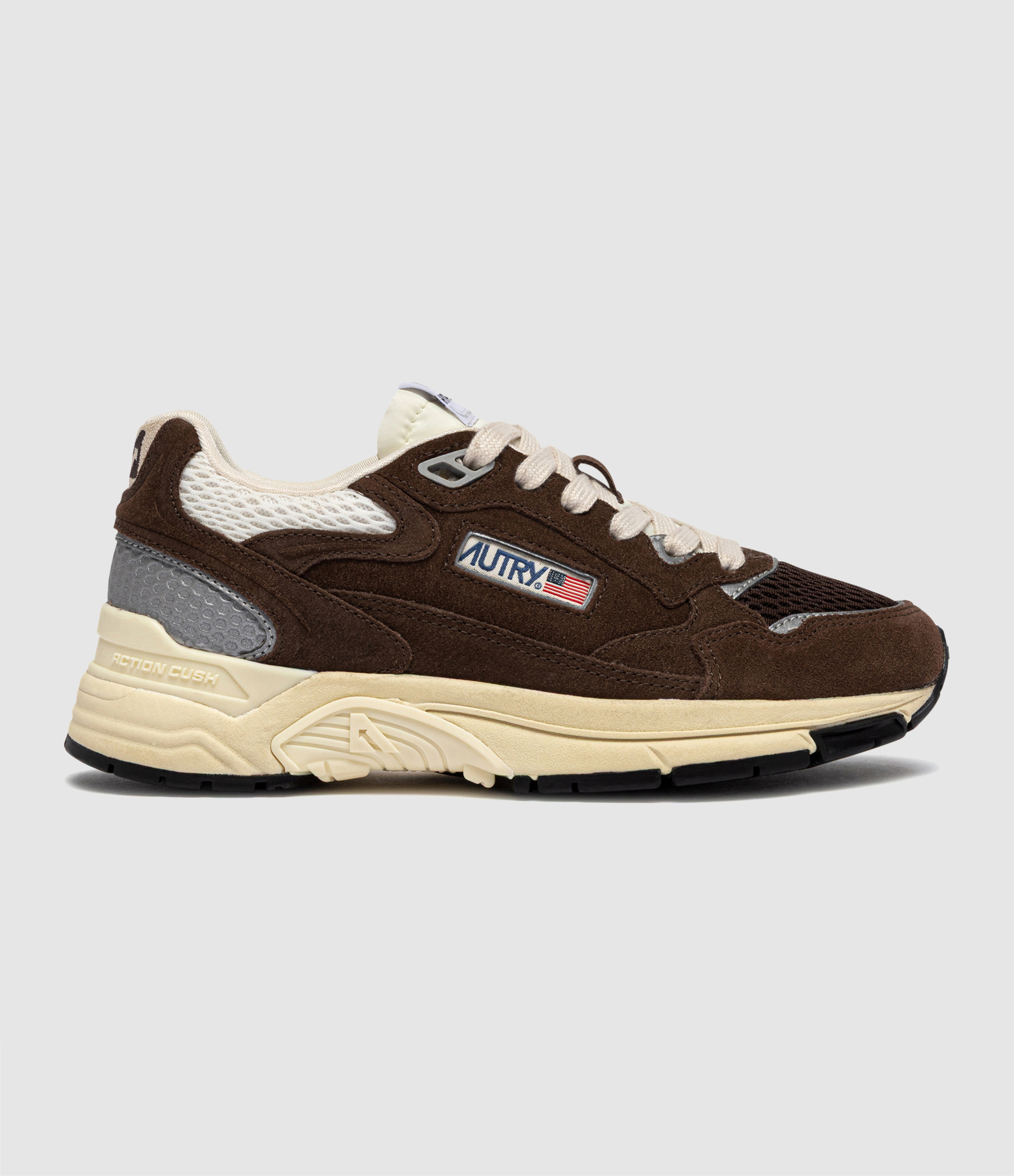 Baskets Hyperway Low Suede Mesh Cott Marshmallow