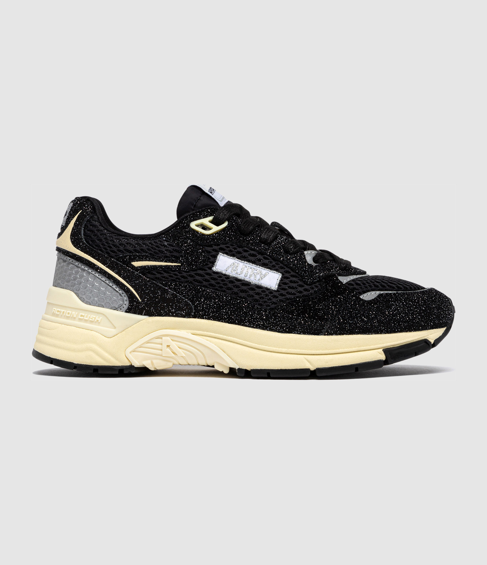 Baskets Hyperway Low Mesh Sueglit Black Silver