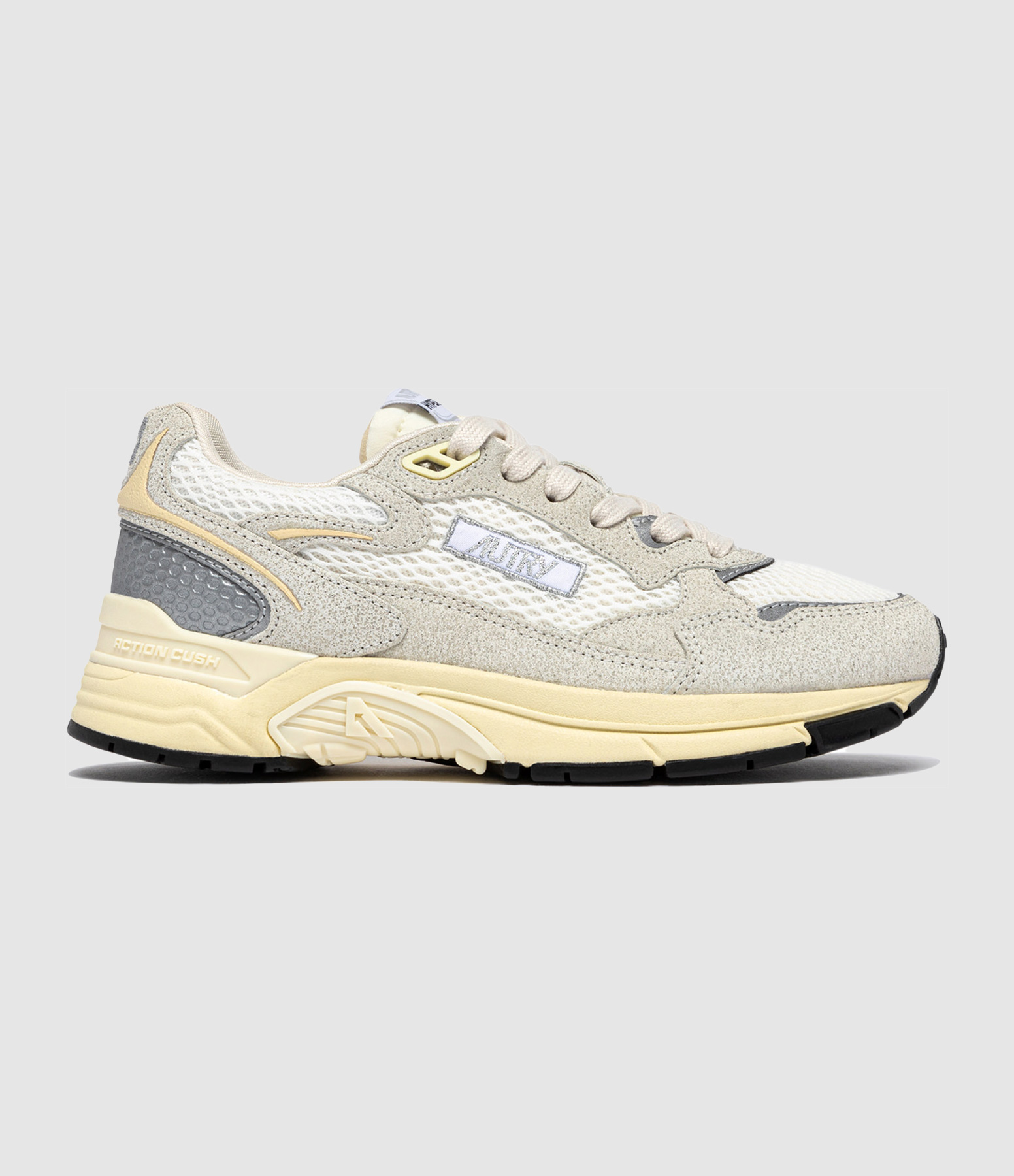 Baskets Hyperway Low Mesh Sueglit White Silver