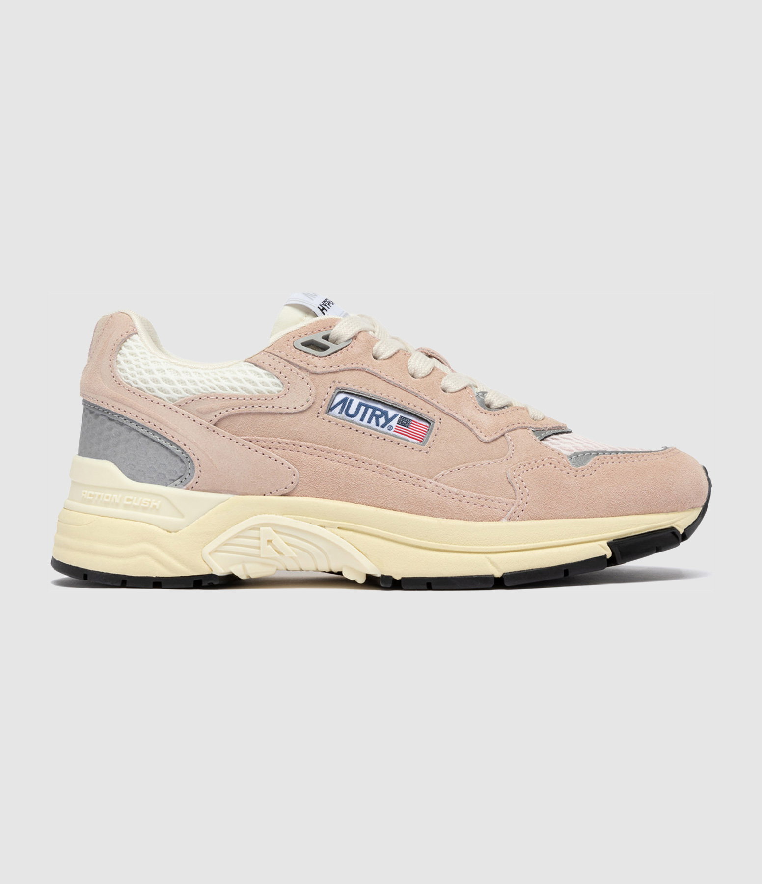 Baskets Hyperway Low Suede Mesh Silk Silver
