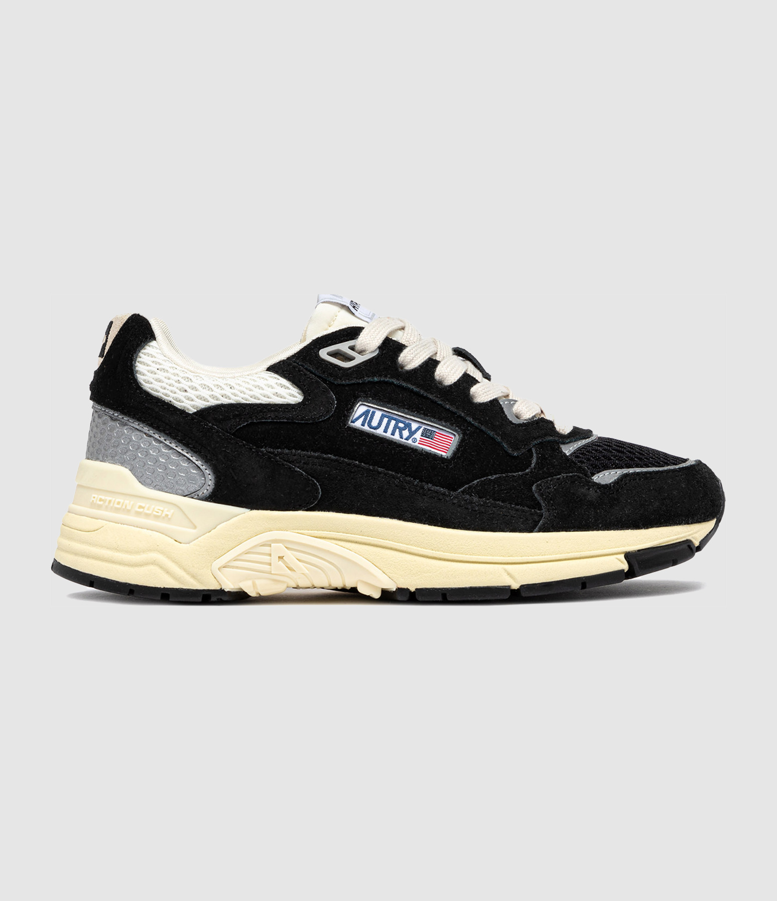 Baskets Hyperway Low Suede Mesh Black 