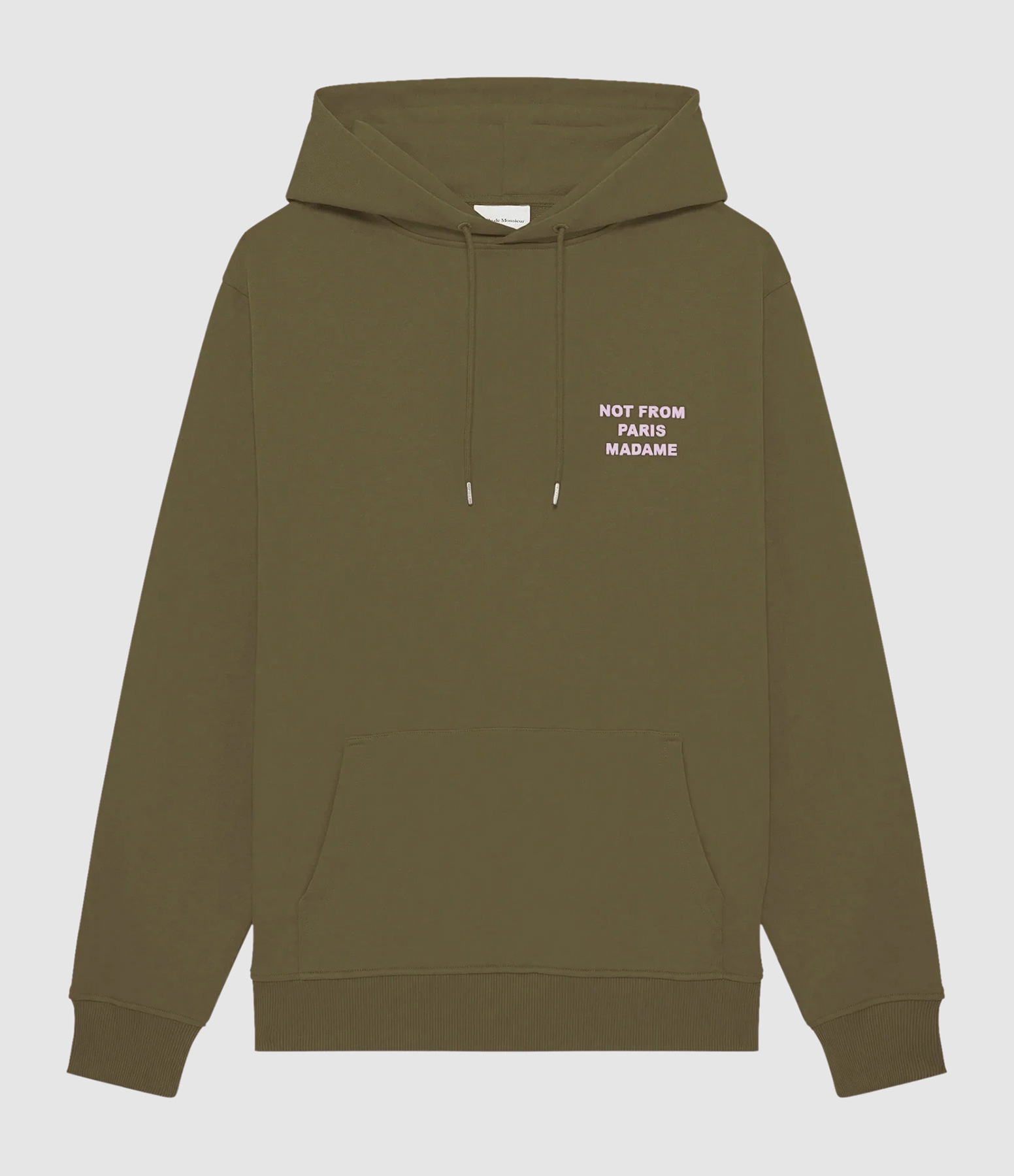 Hoodie Slogan Kaki