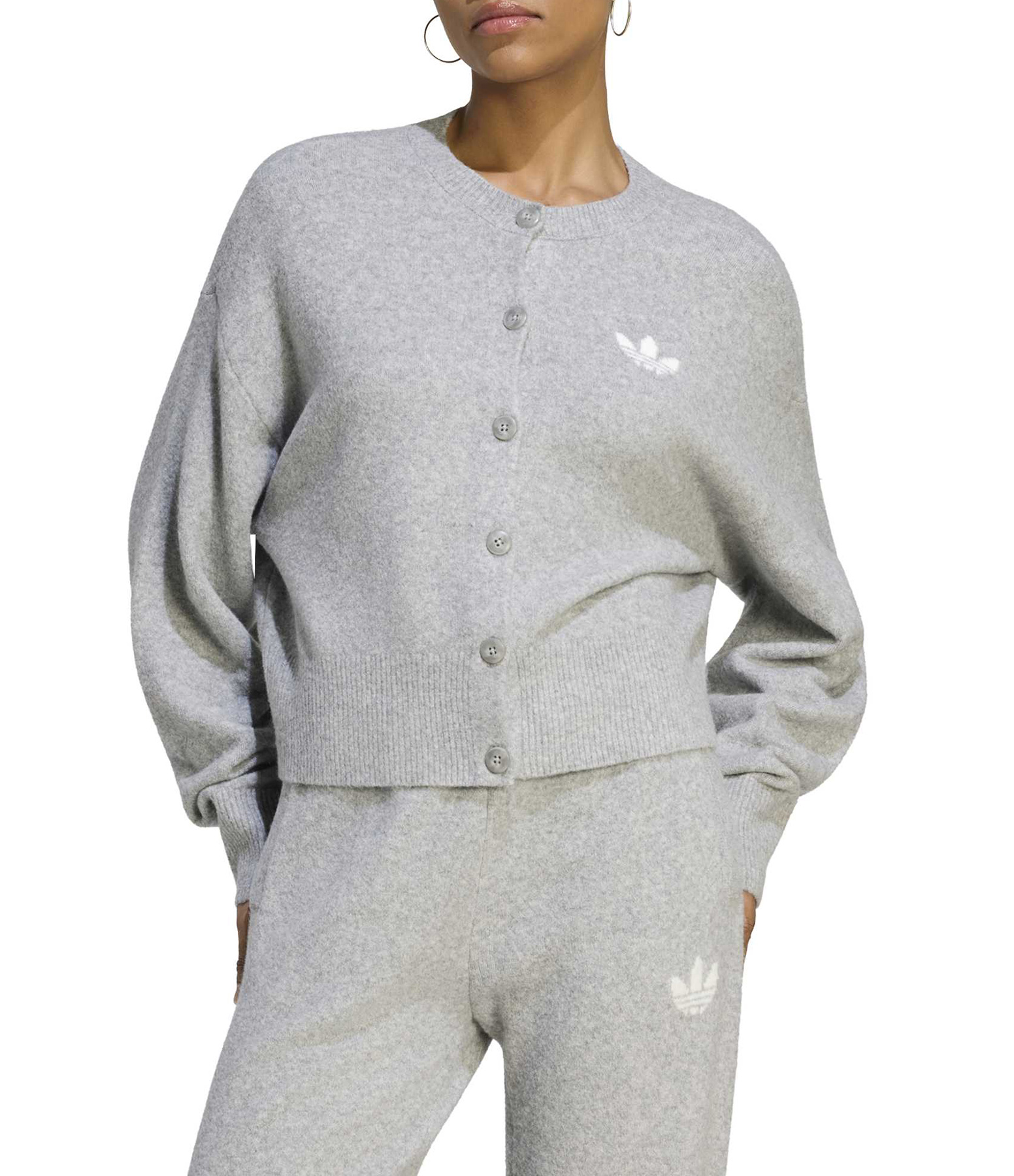 Cardigan Wardrobe Knits Medium Grey Heather