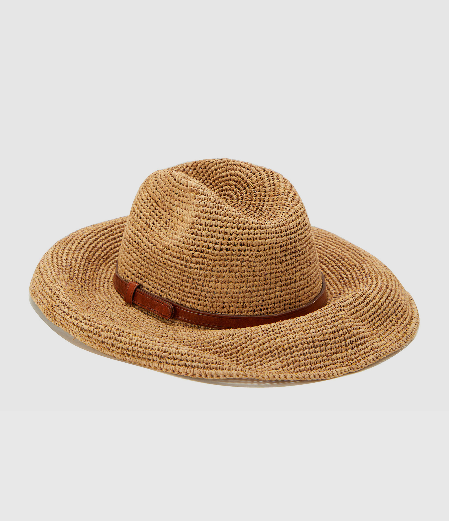 Chapeau Safari Raphia Tea