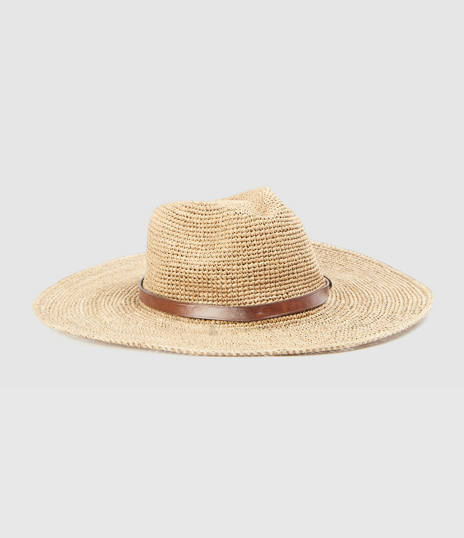 Chapeau Faly Raphia Tea
