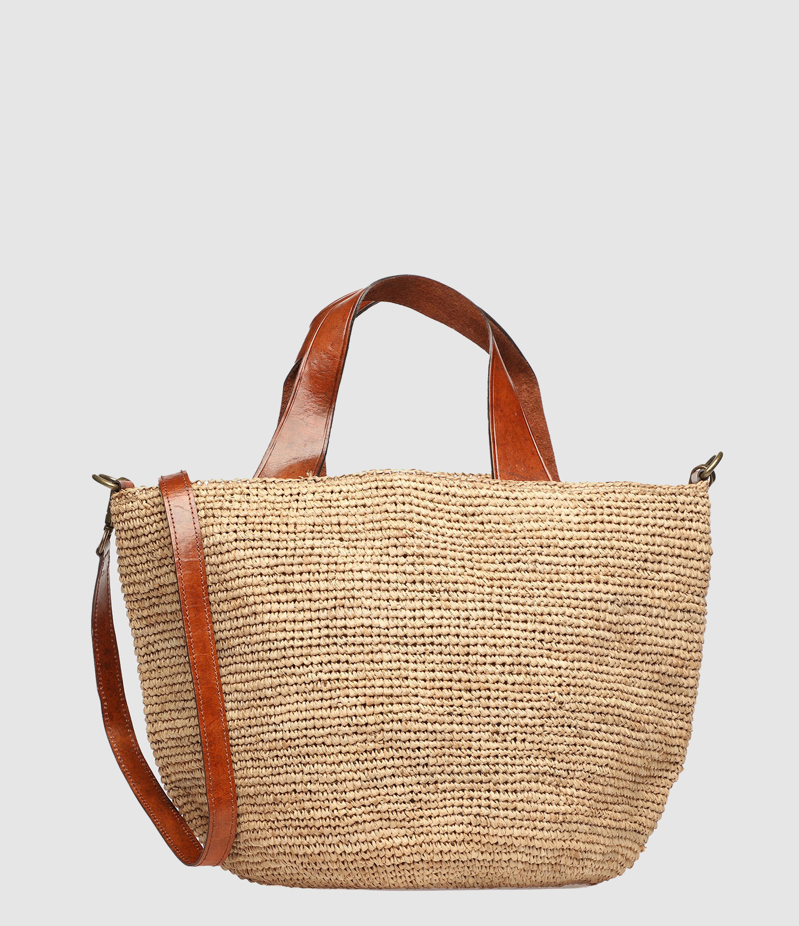 Sac Mirozy Raphia Tea Beige