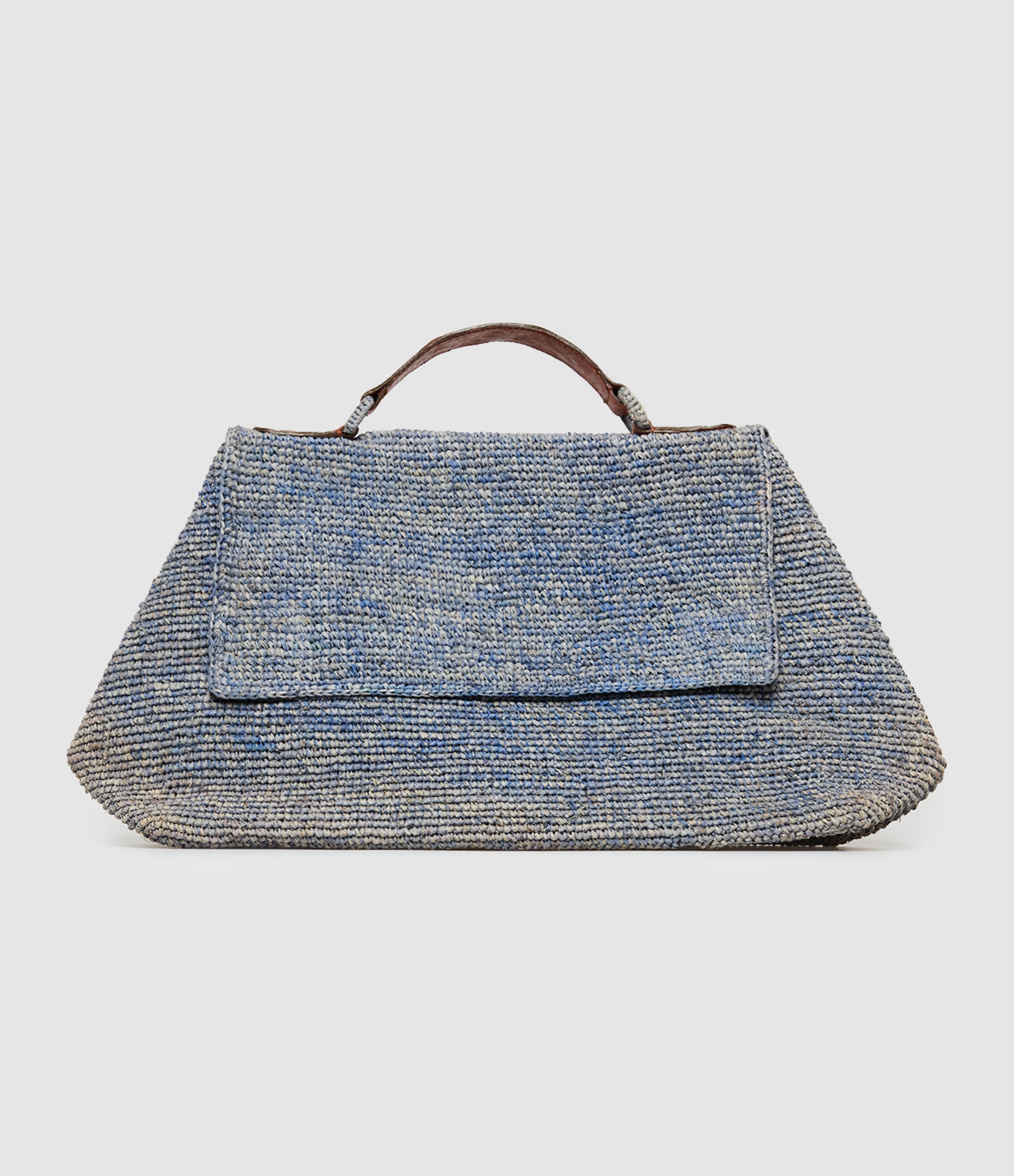 Sac Lahady Raphia Denim