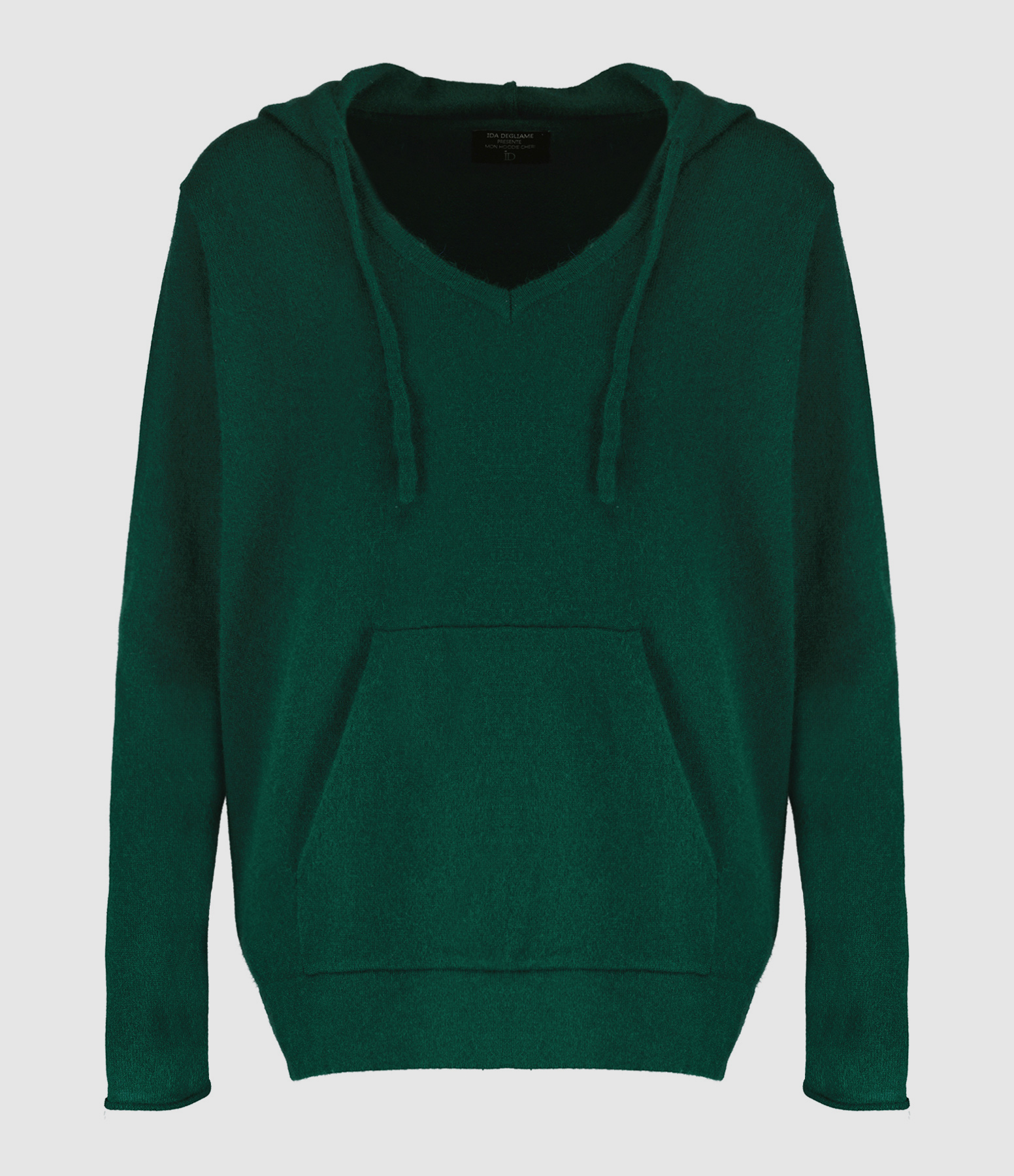 Pull Mon Hoodie Chérie Cachemire Vert Chrome