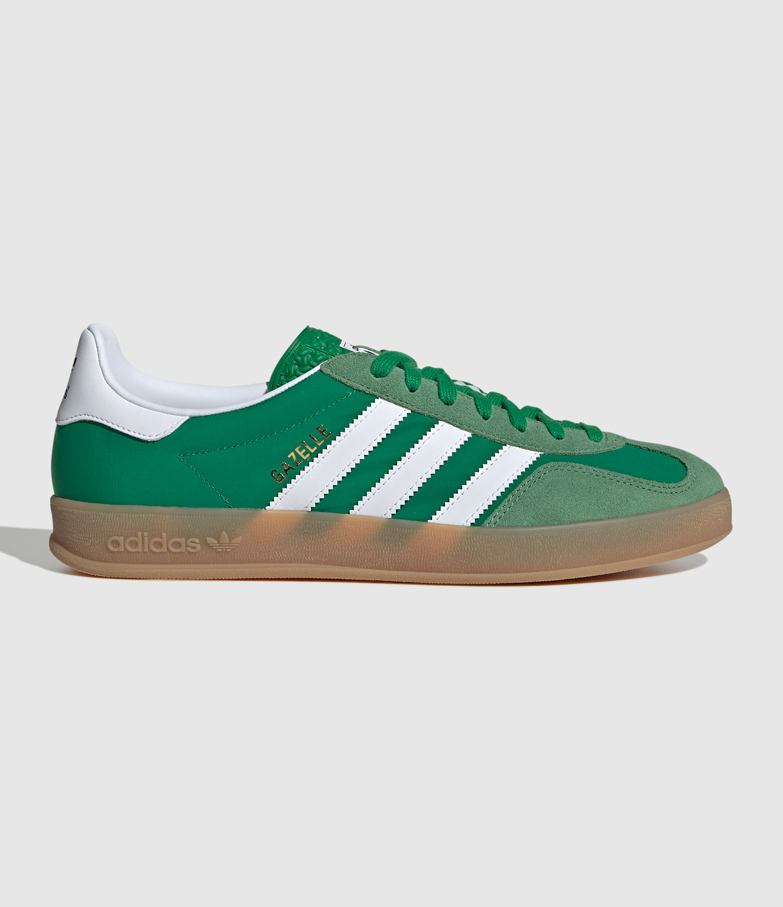 Baskets Gazelle Indoor Vert, Blanc