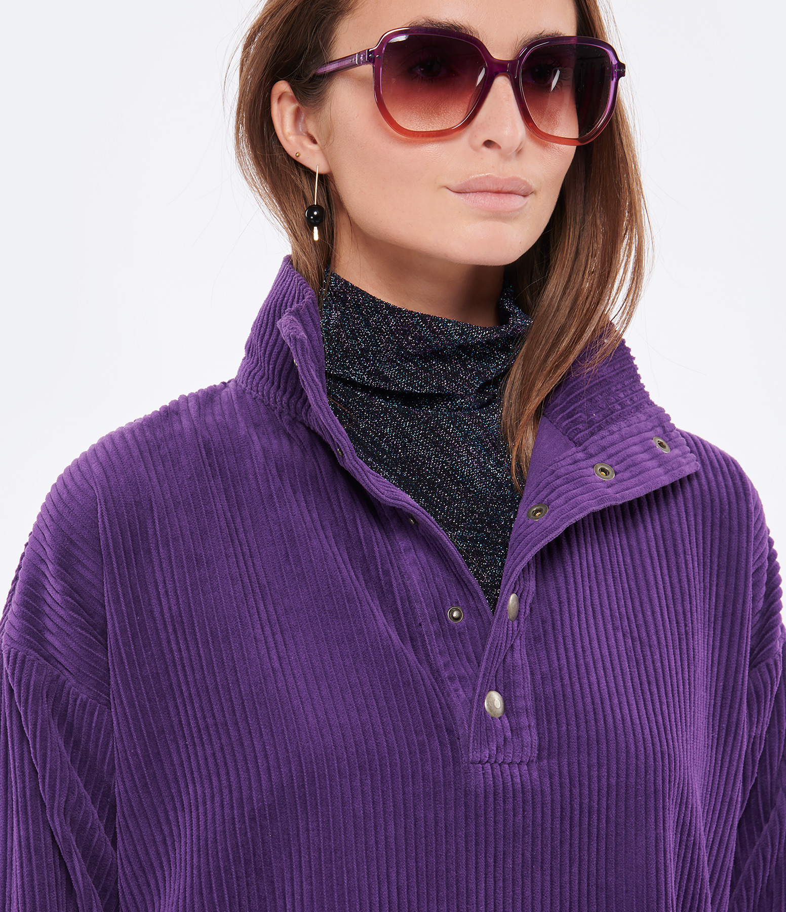 Lunettes de Soleil 0097/G/S Violet Orange