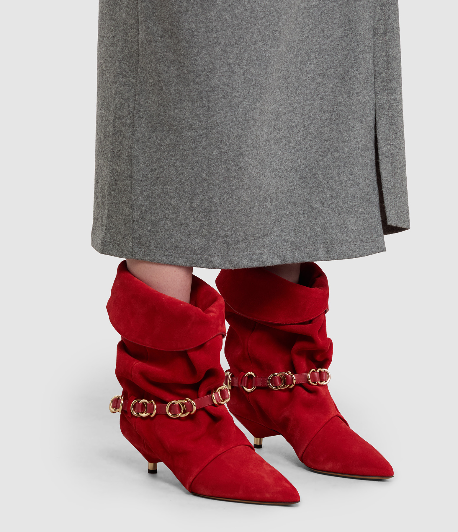 Bottes Edrik Rings Scarlet Red, Défilé