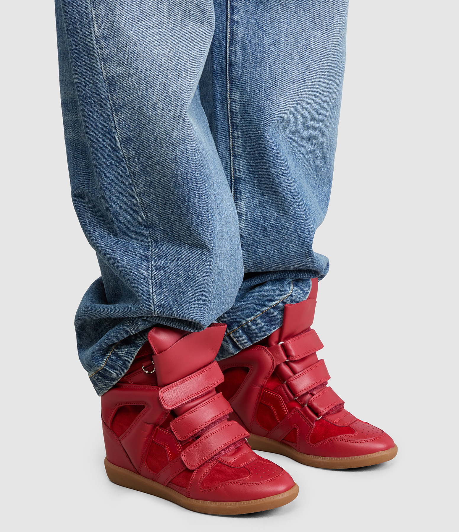 Baskets Bekett Ring Scarlet Red, Défilé