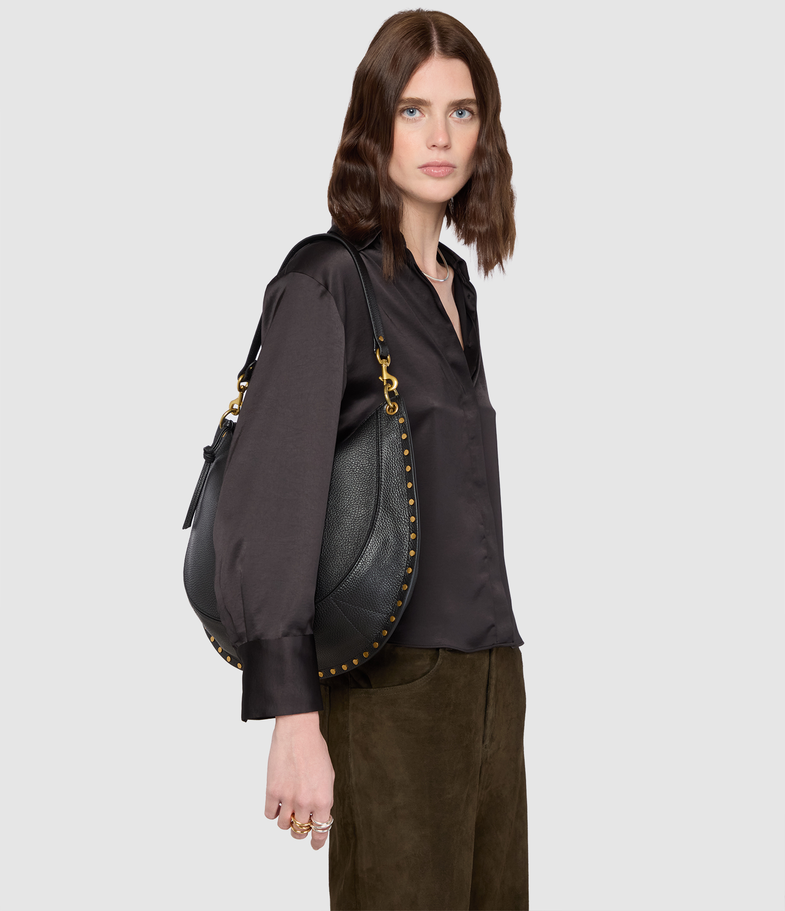 Sac Oskan Soft L Black, Défilé