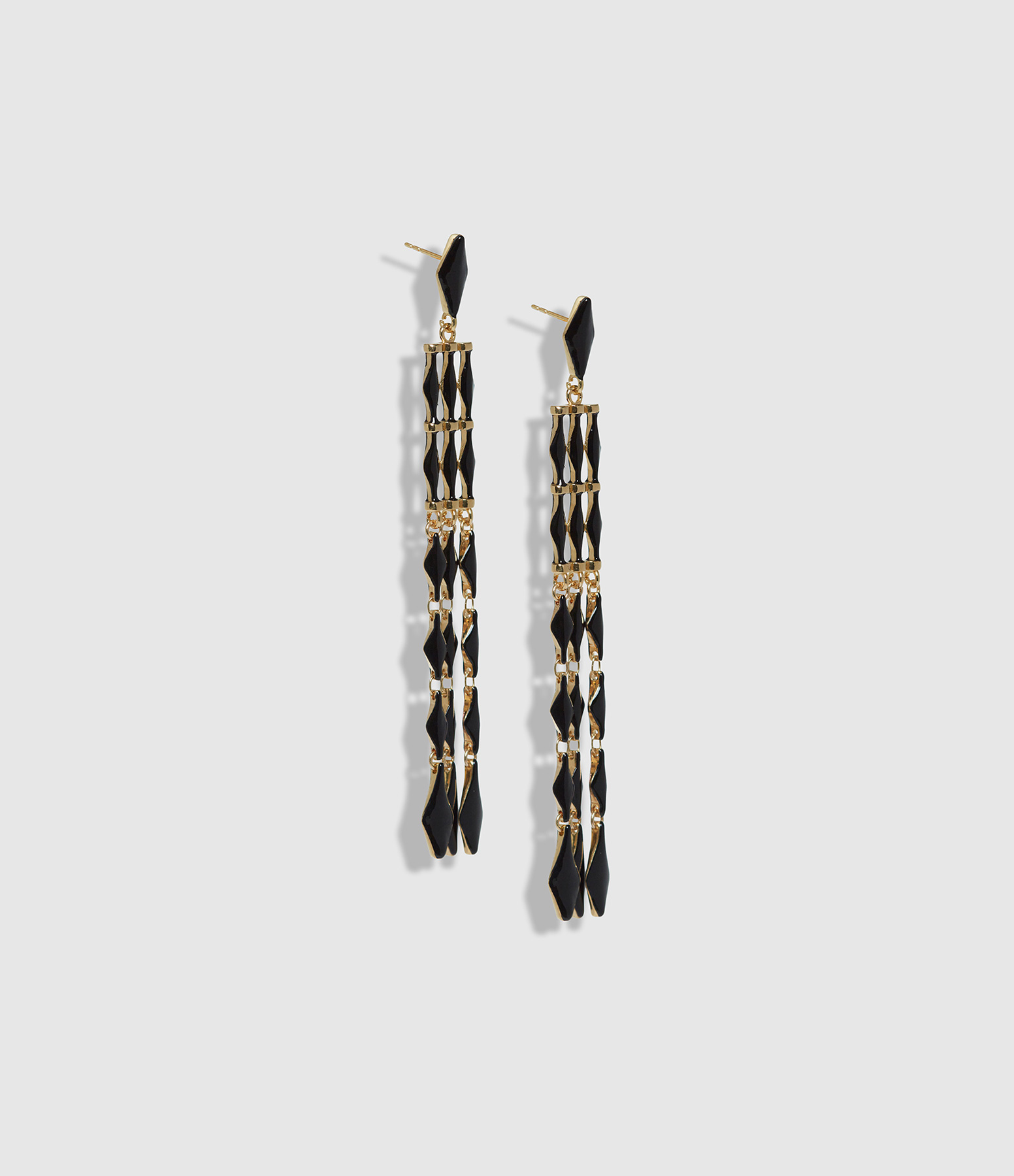 Boucles d'oreilles Zaltana Noires