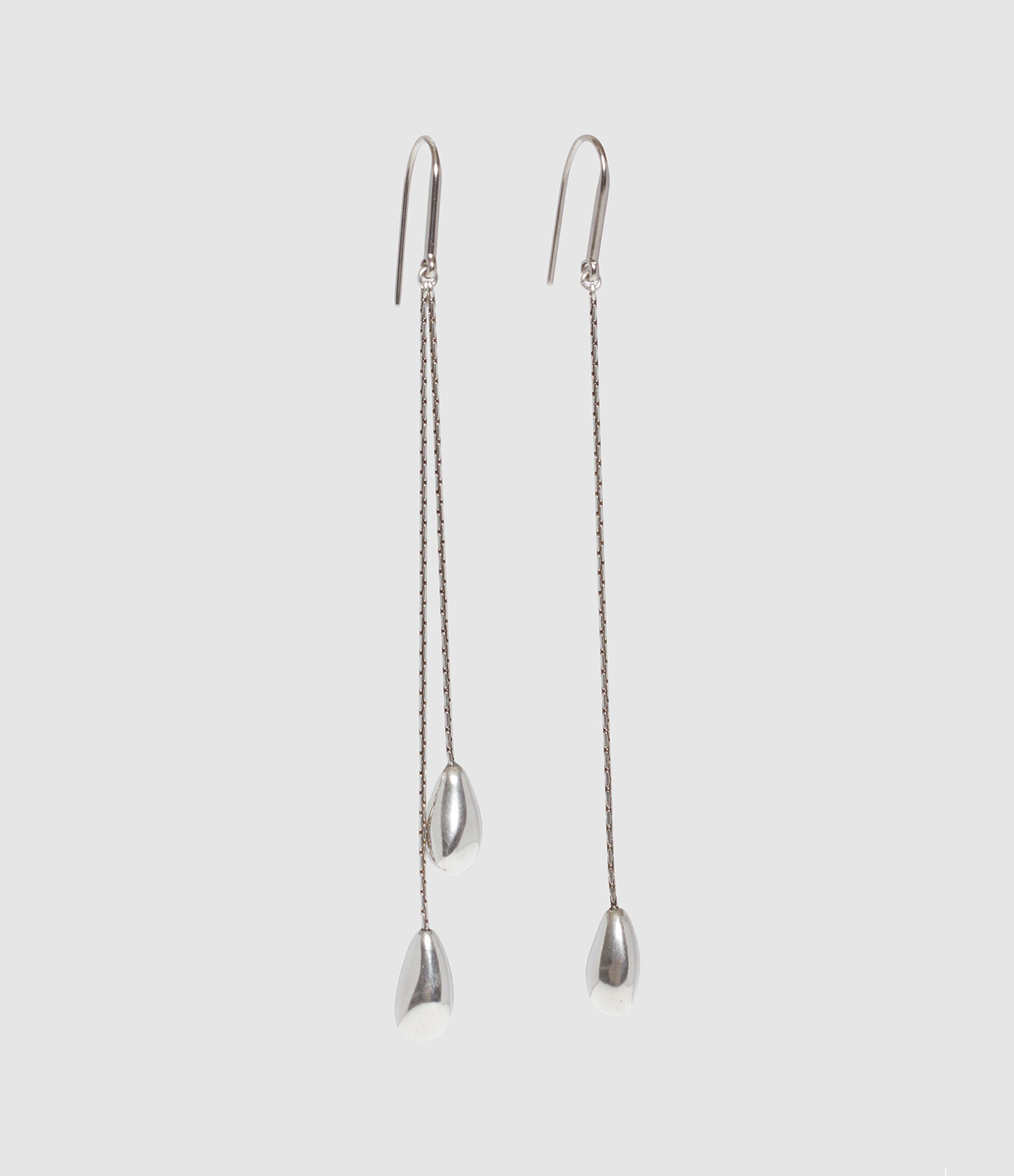 Boucles d'Oreilles Asymmetric Silver