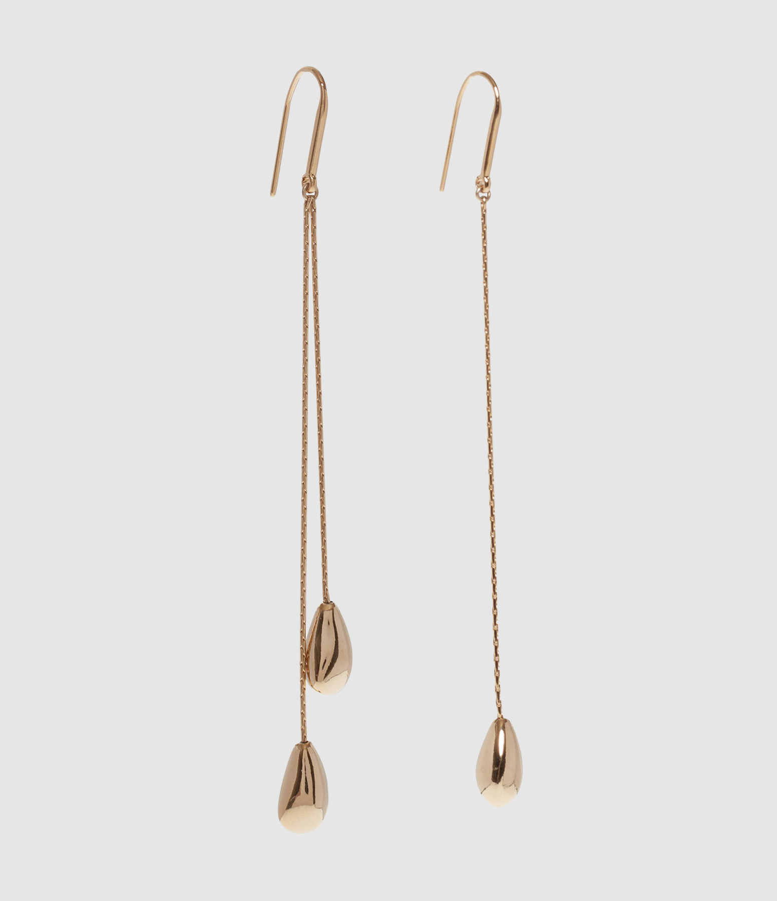 Boucles D'Oreilles Asymmetric Dore