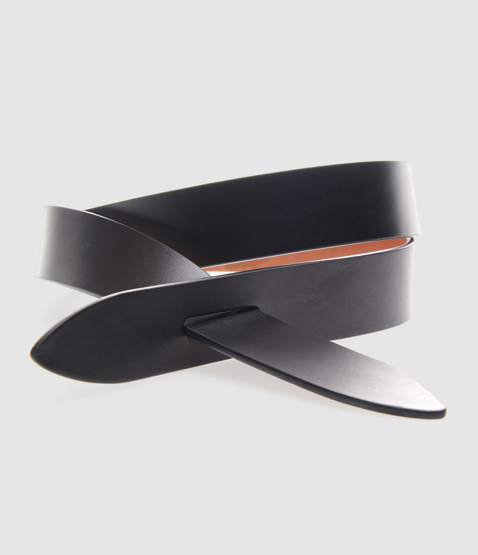 Ceinture Lecce Cuir Noir Naturel
