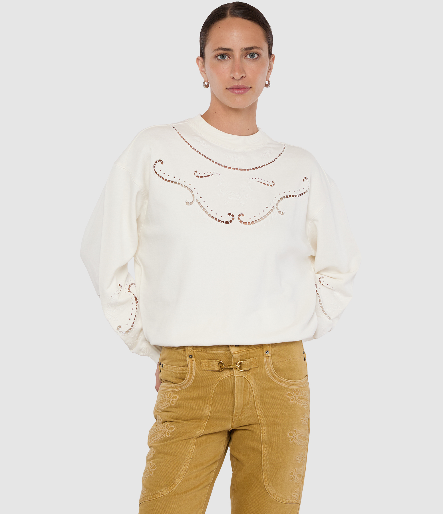 Sweat Shirt Vella Ecru