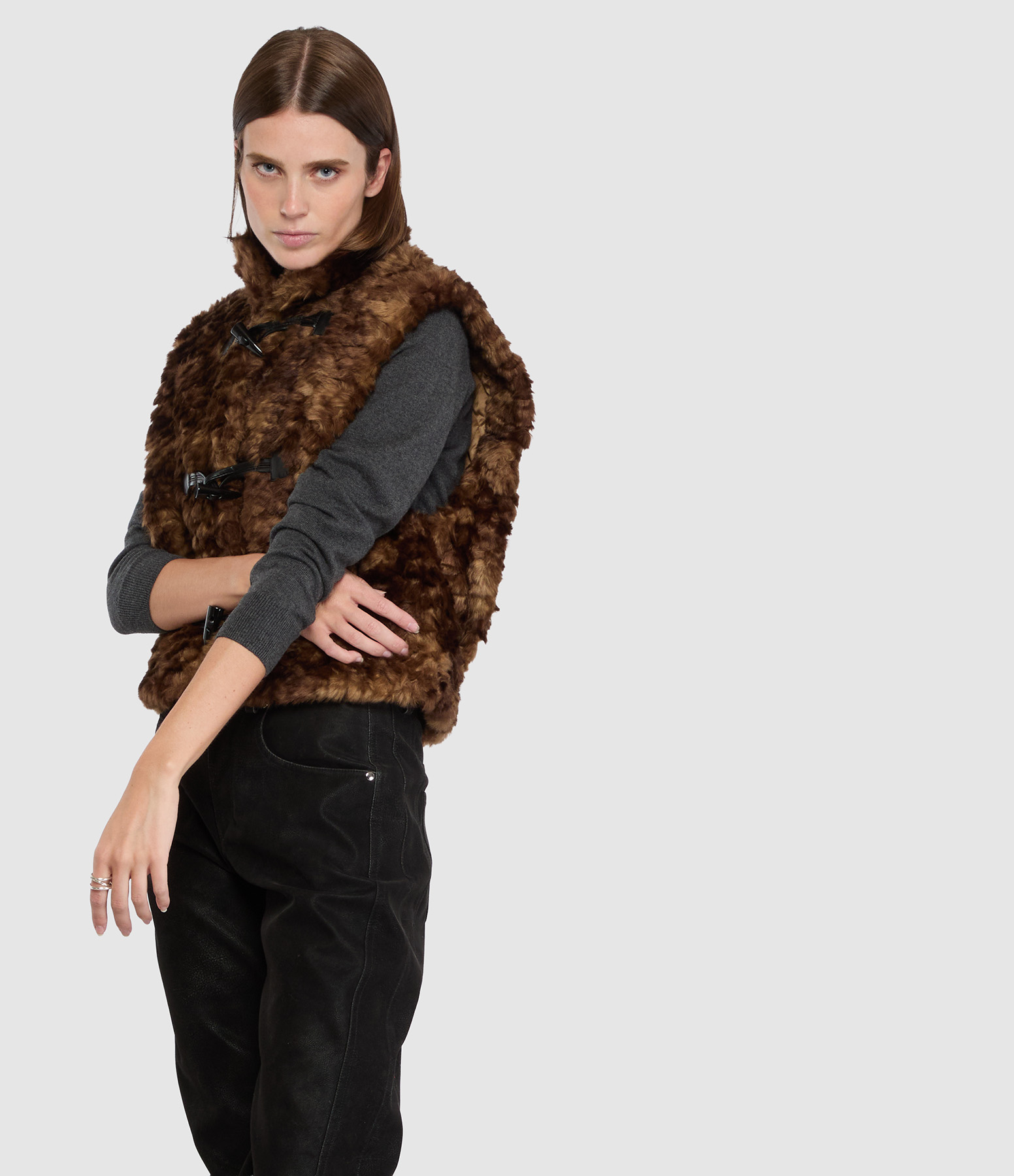 Gilet Jocya Brown