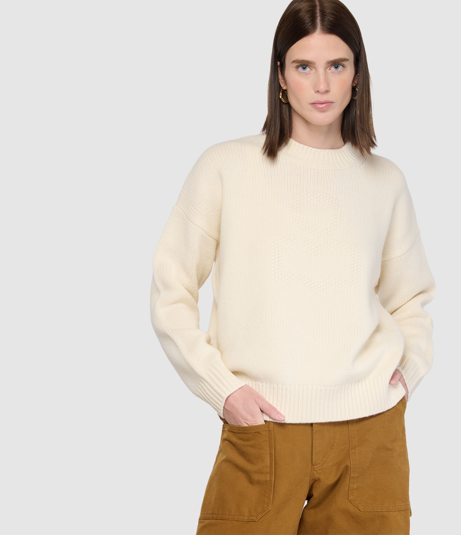 Pull Jade Ecru, Capsule Festive