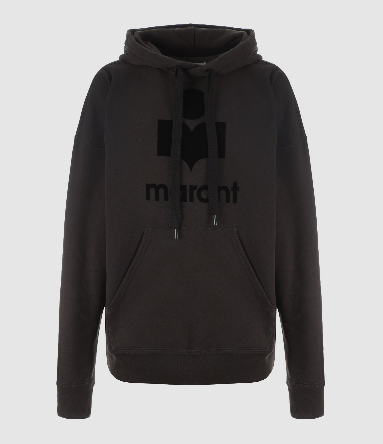 Sweatshirt Mansel Coton Noir Délavé