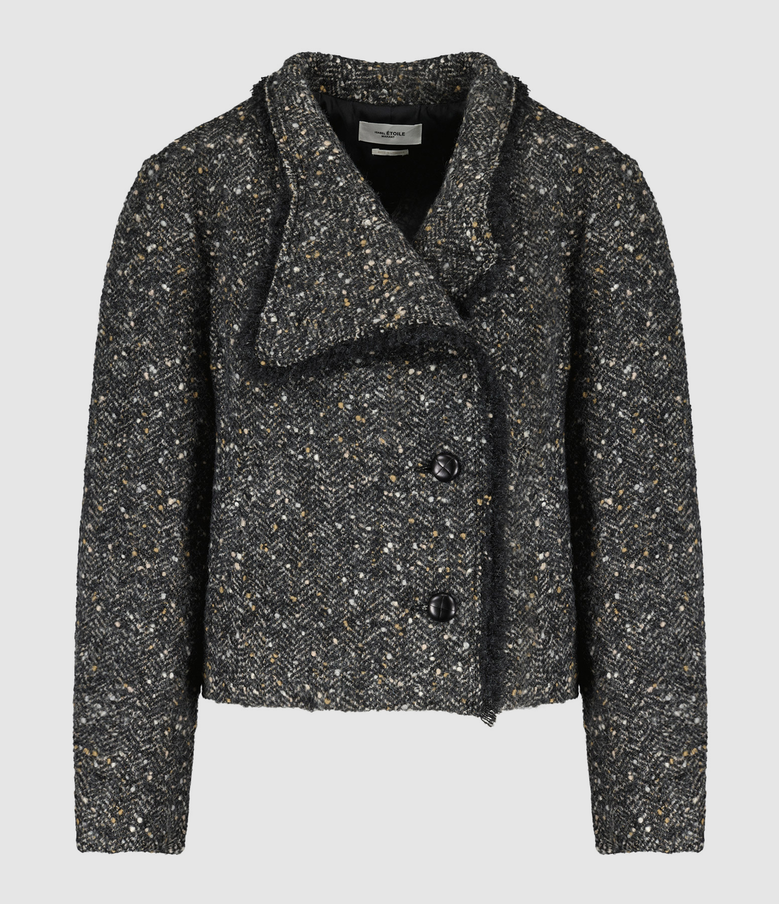 Veste Edith Laine Vierge Noir