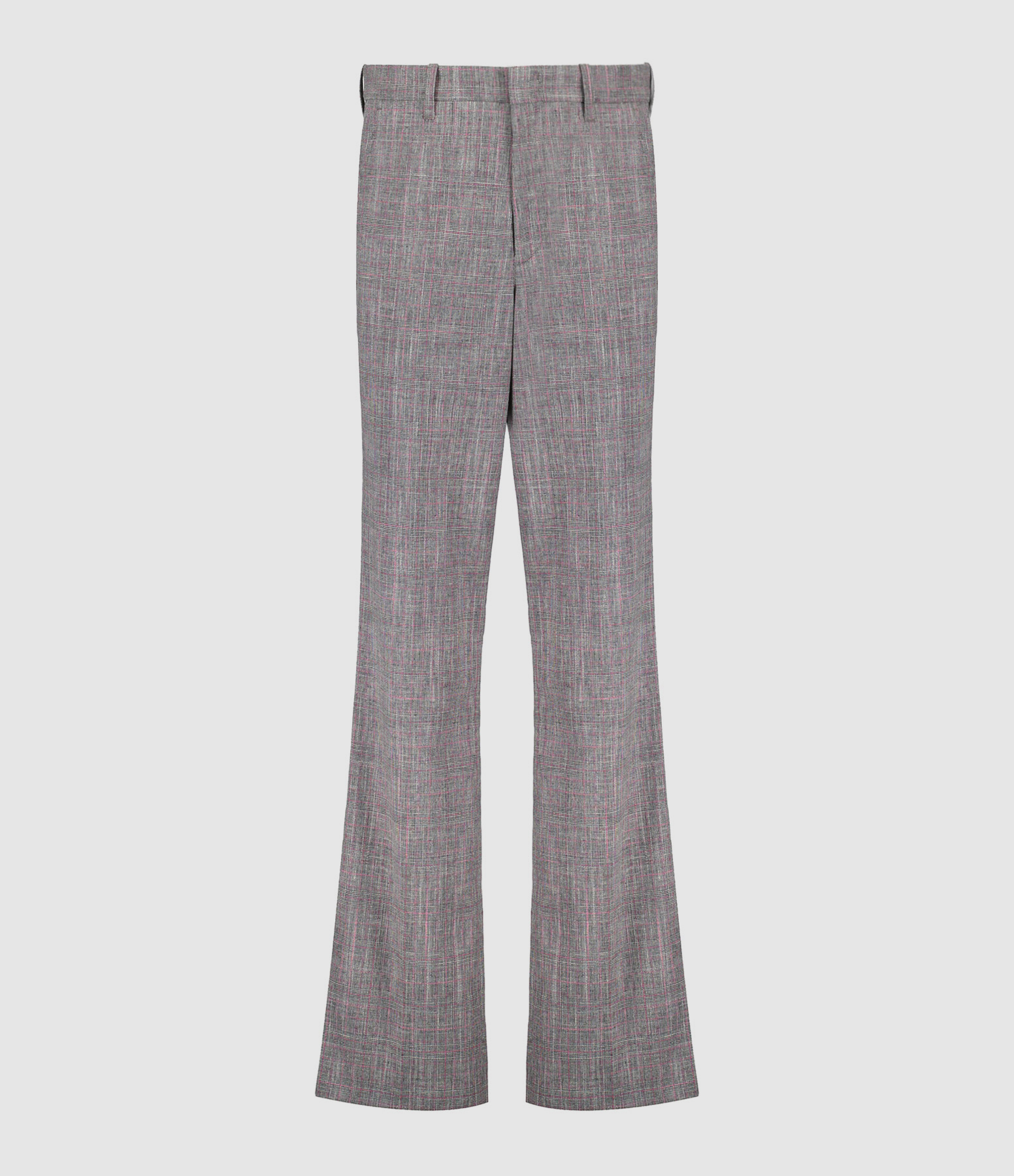 Pantalon Olympe Laine Vierge Noir Rose